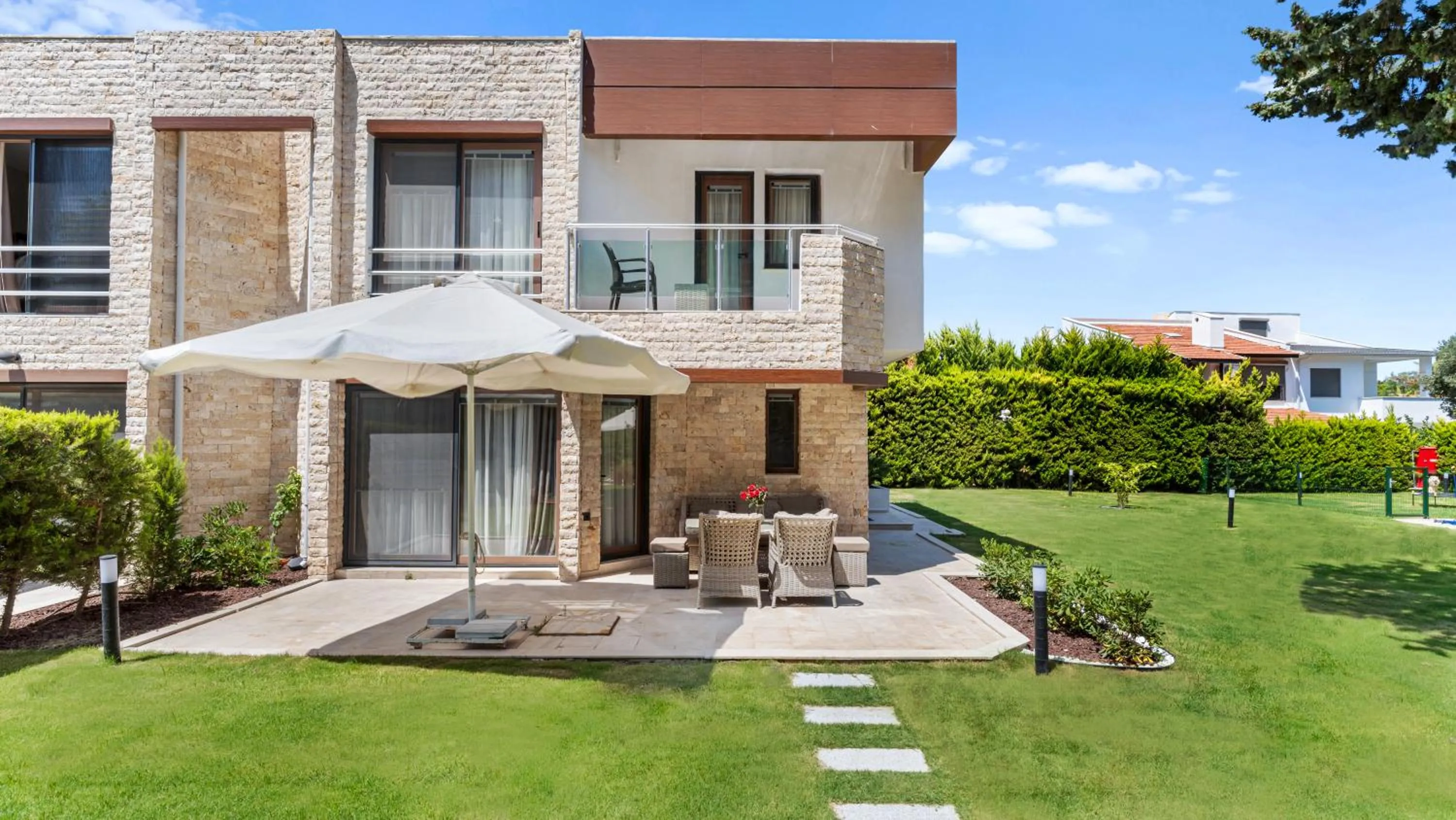 Patio in Radisson Blu Resort & Spa Cesme