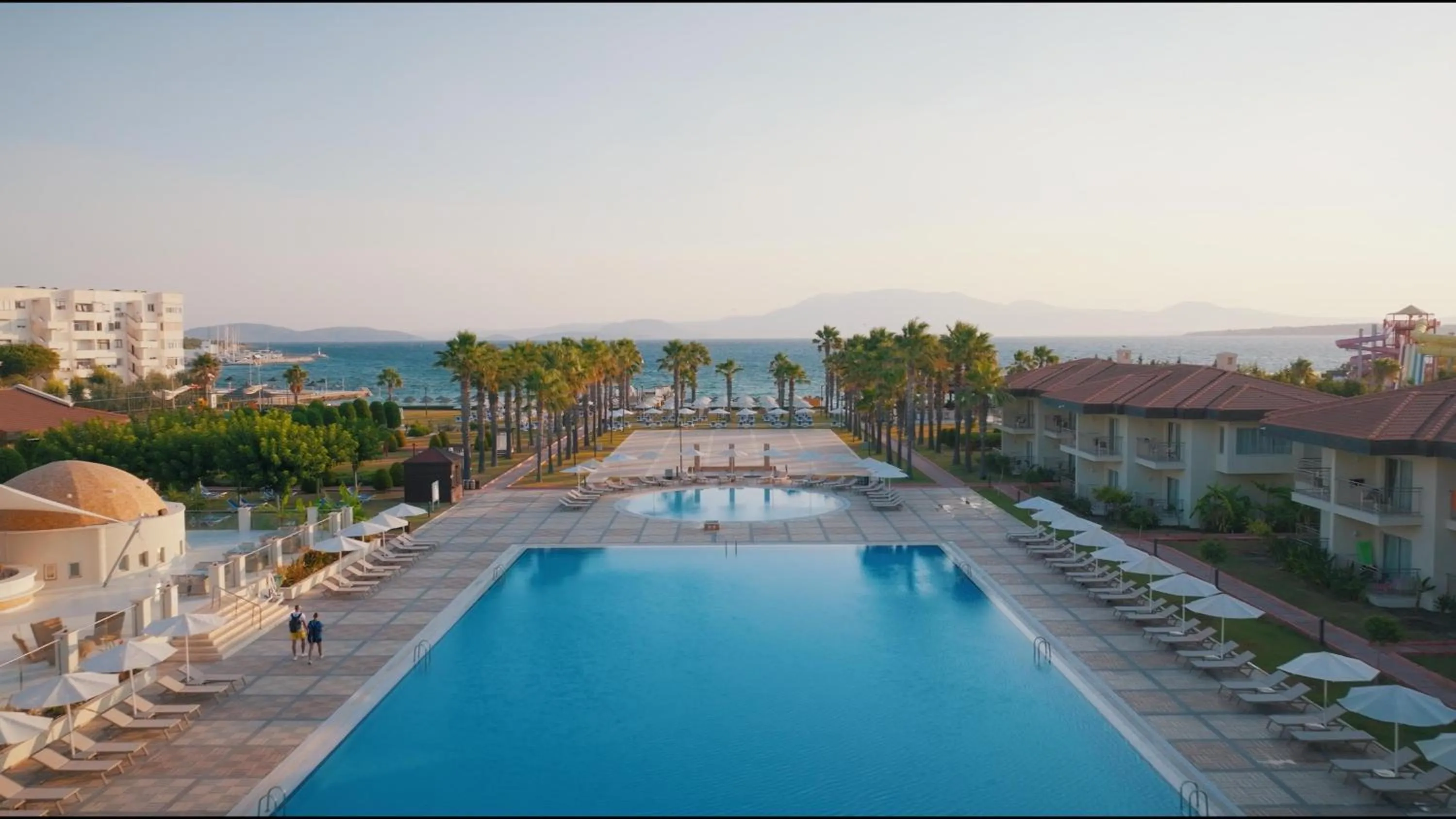 Pool view in Radisson Blu Resort & Spa Cesme