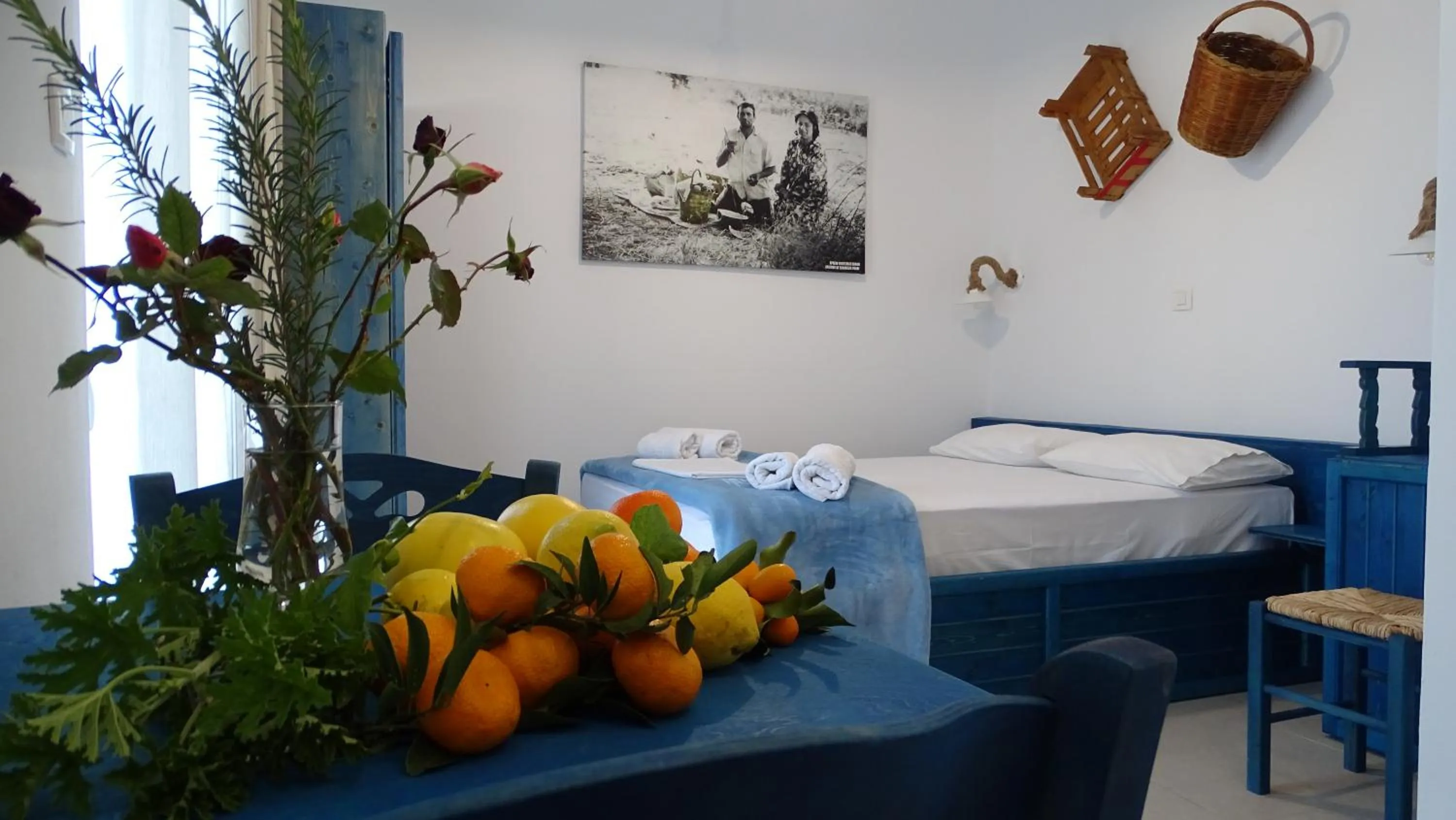 Bedroom, Bed in Filoxenia Apartments & Studios