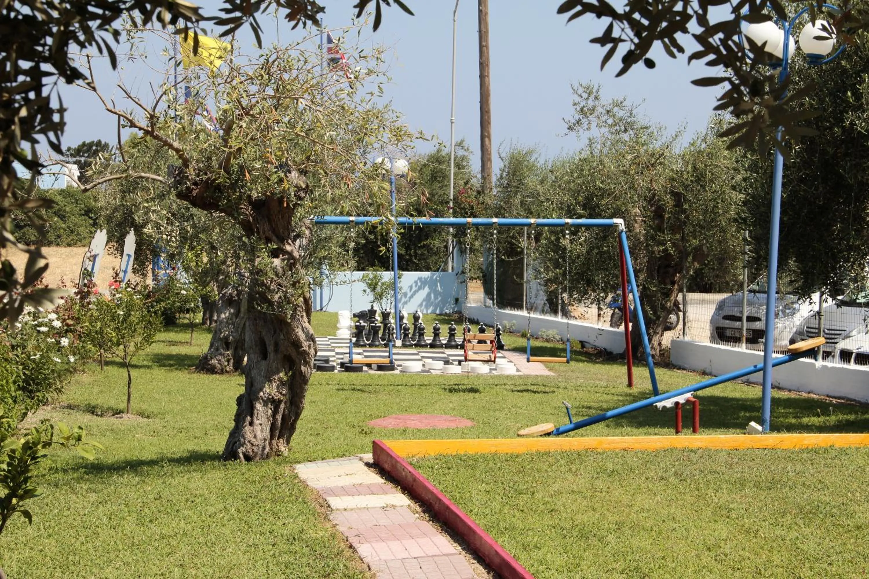 Children play ground in Filoxenia Apartments & Studios