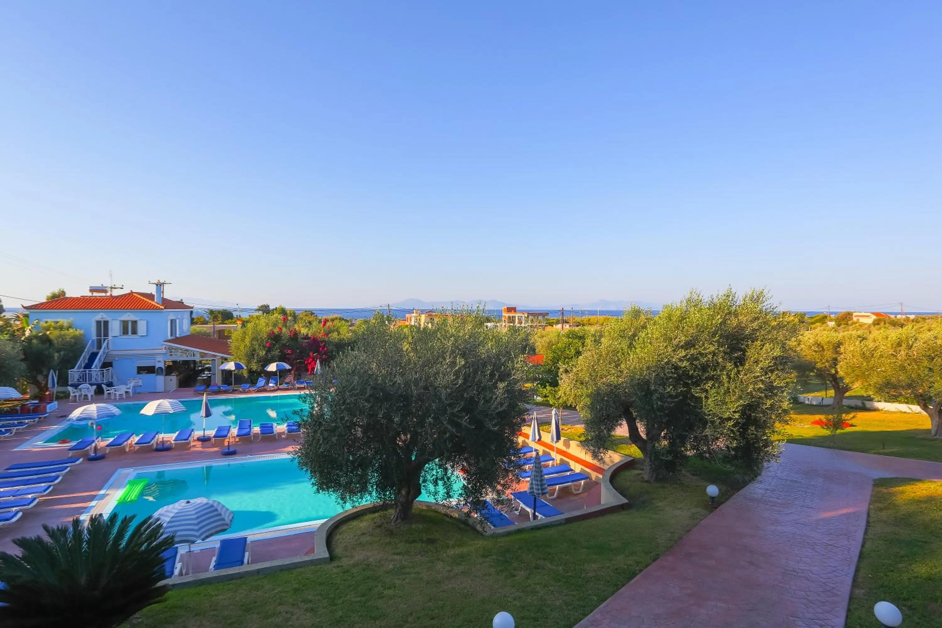 Pool view in Filoxenia Apartments & Studios