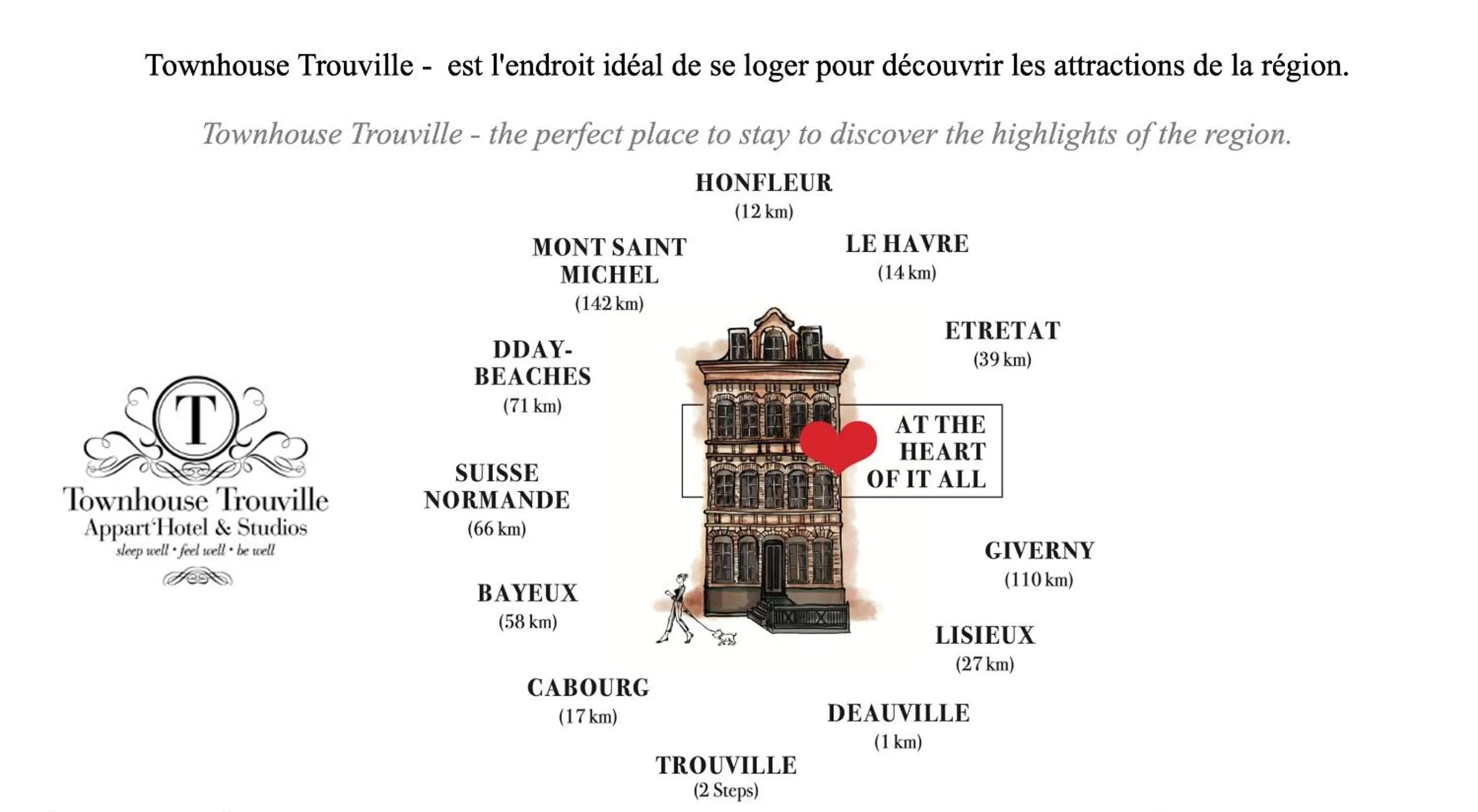 Nearby landmark in TOWNHOUSE TROUVILLE - Appart'Hotel & Studios