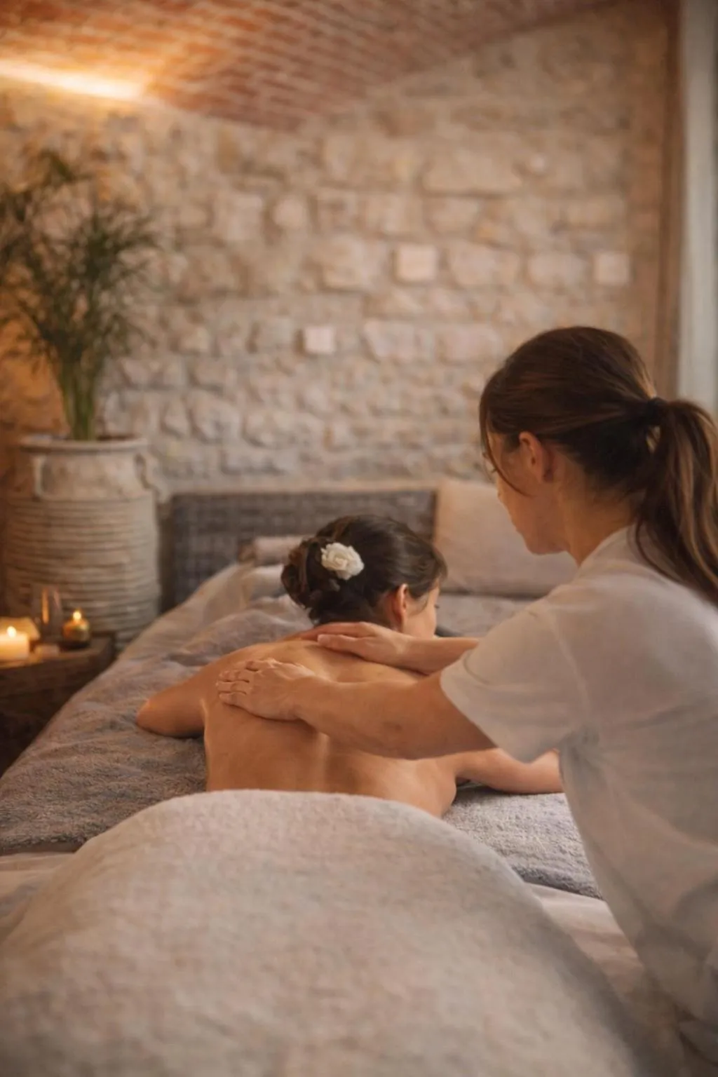 Massage, Bed in TOWNHOUSE TROUVILLE - Appart'Hotel & Spa