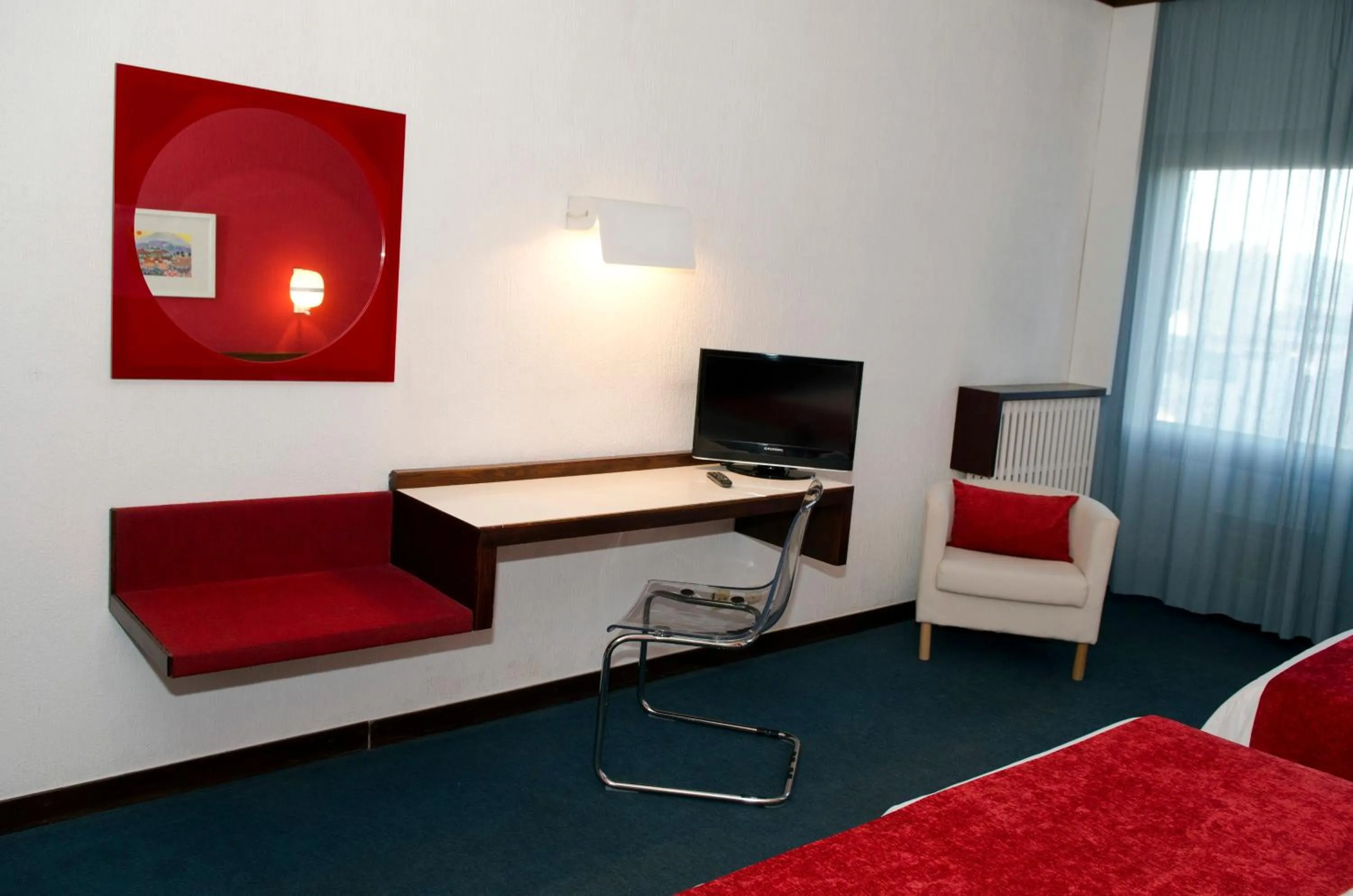 Seating area in Hotel America Igualada