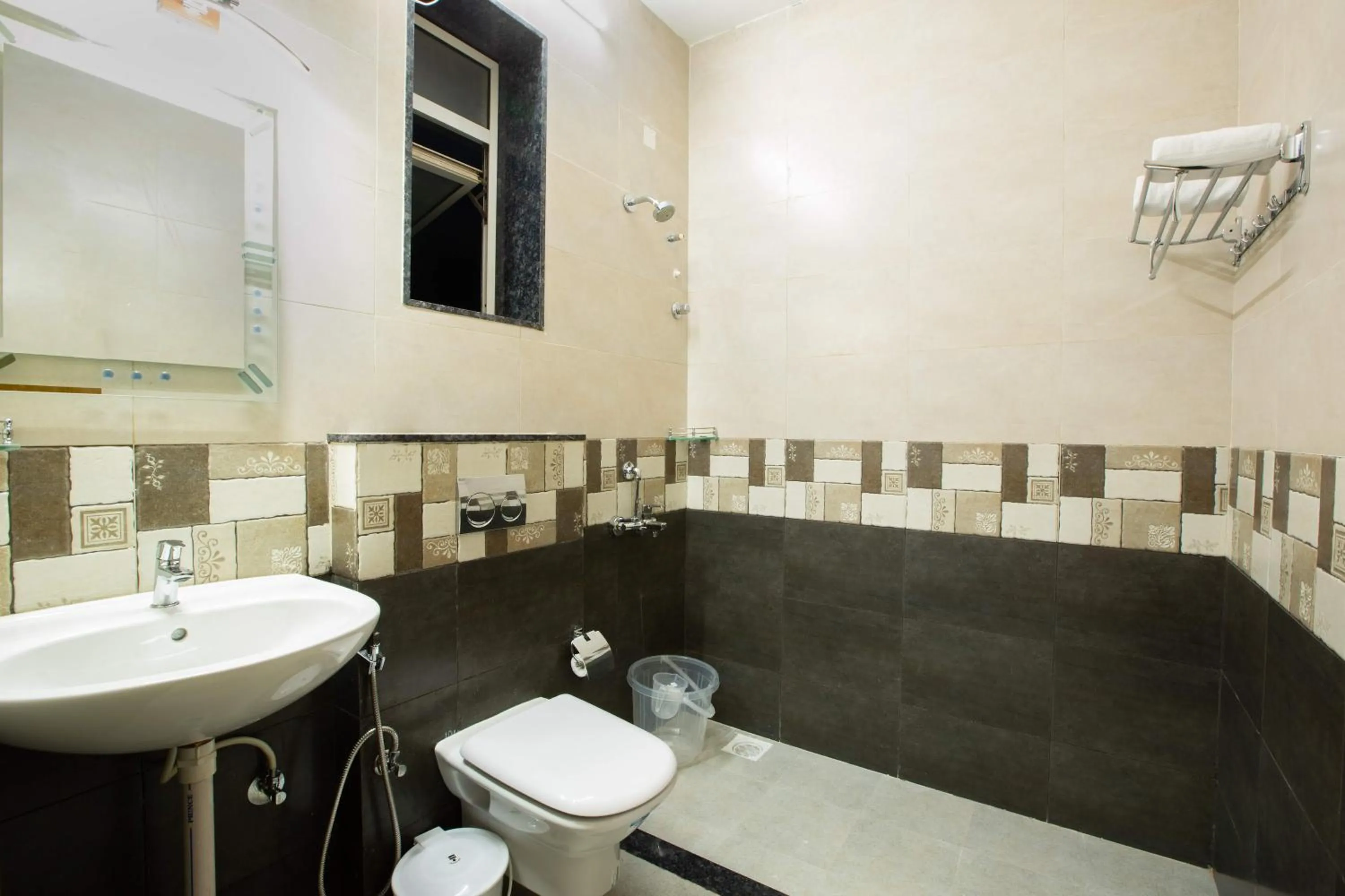 Bathroom in Tridiva Morjim 150 Meters to Morjim Beach