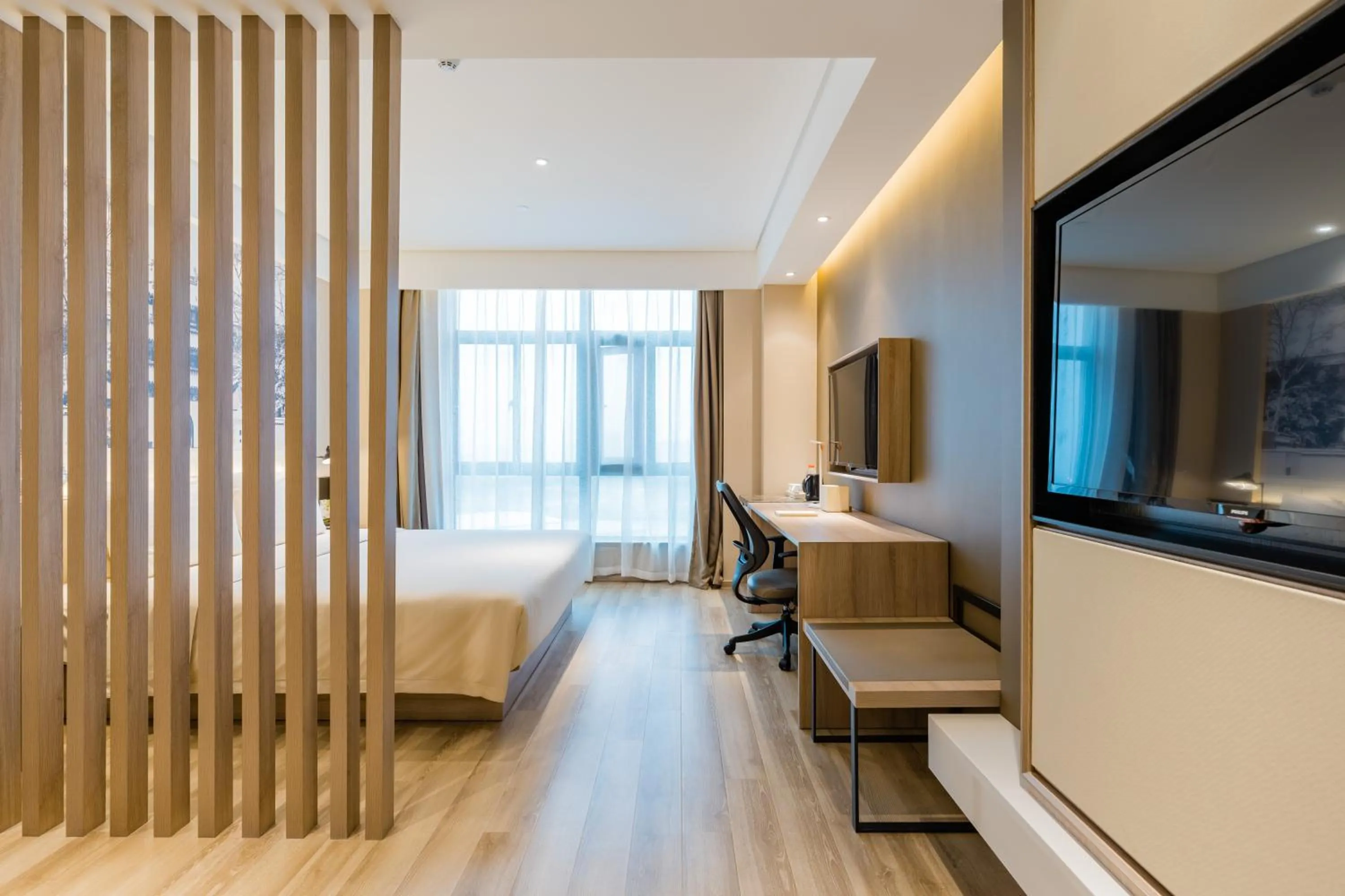 Bed in Atour Hotel (Nanjing Xingang Development Area)