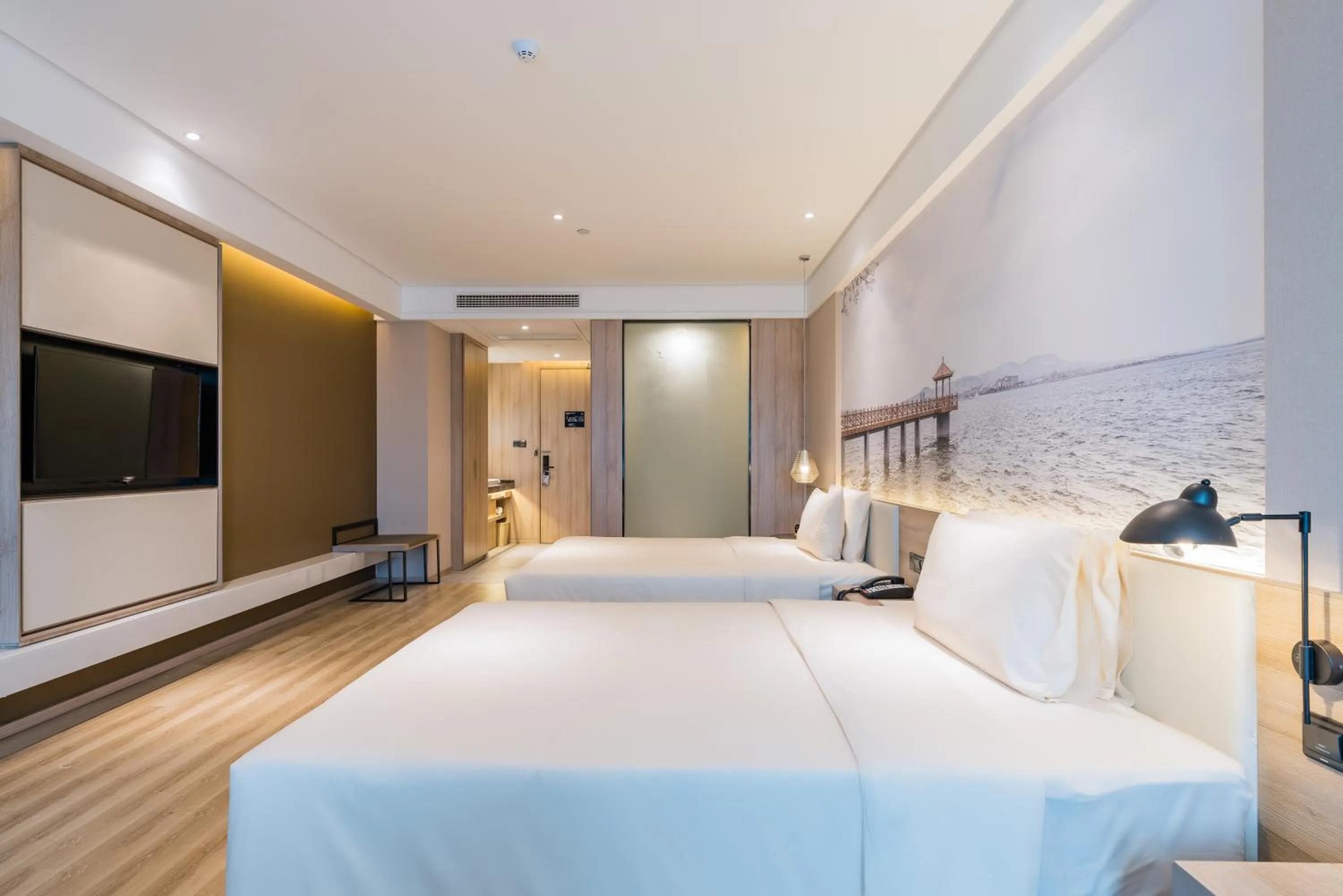 Bed in Atour Hotel (Nanjing Xingang Development Area)