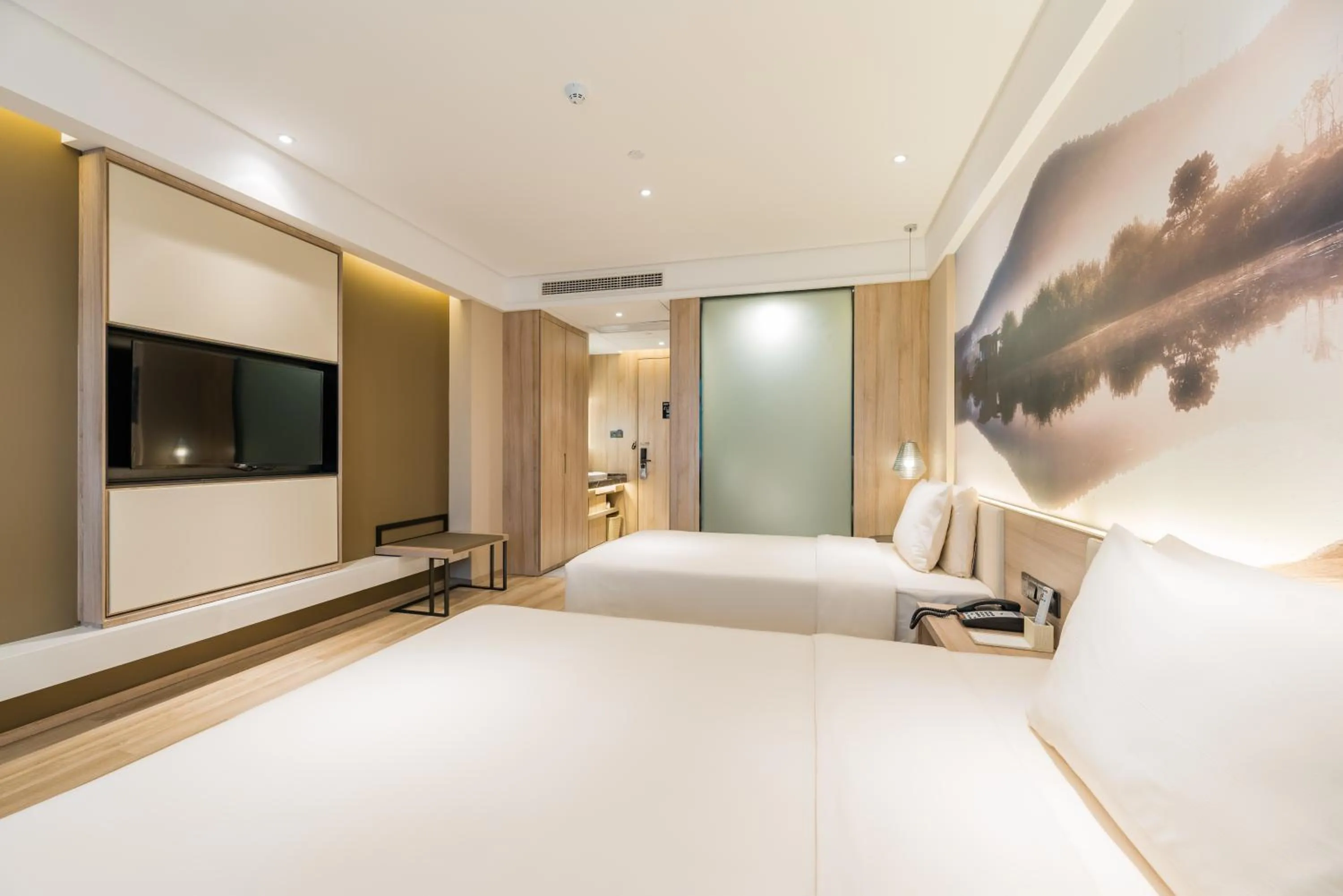 Bed in Atour Hotel (Nanjing Xingang Development Area)