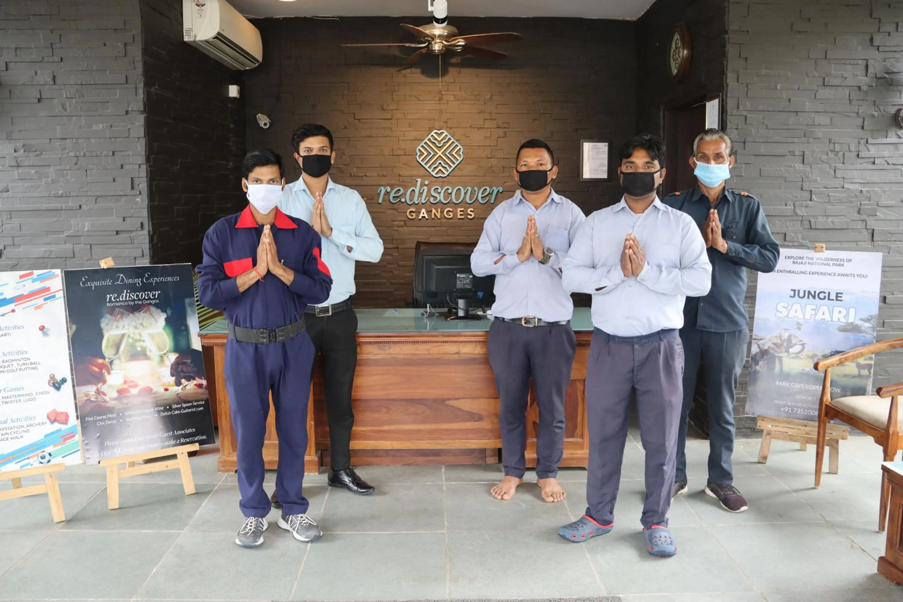 Staff in Amatra By The Ganges