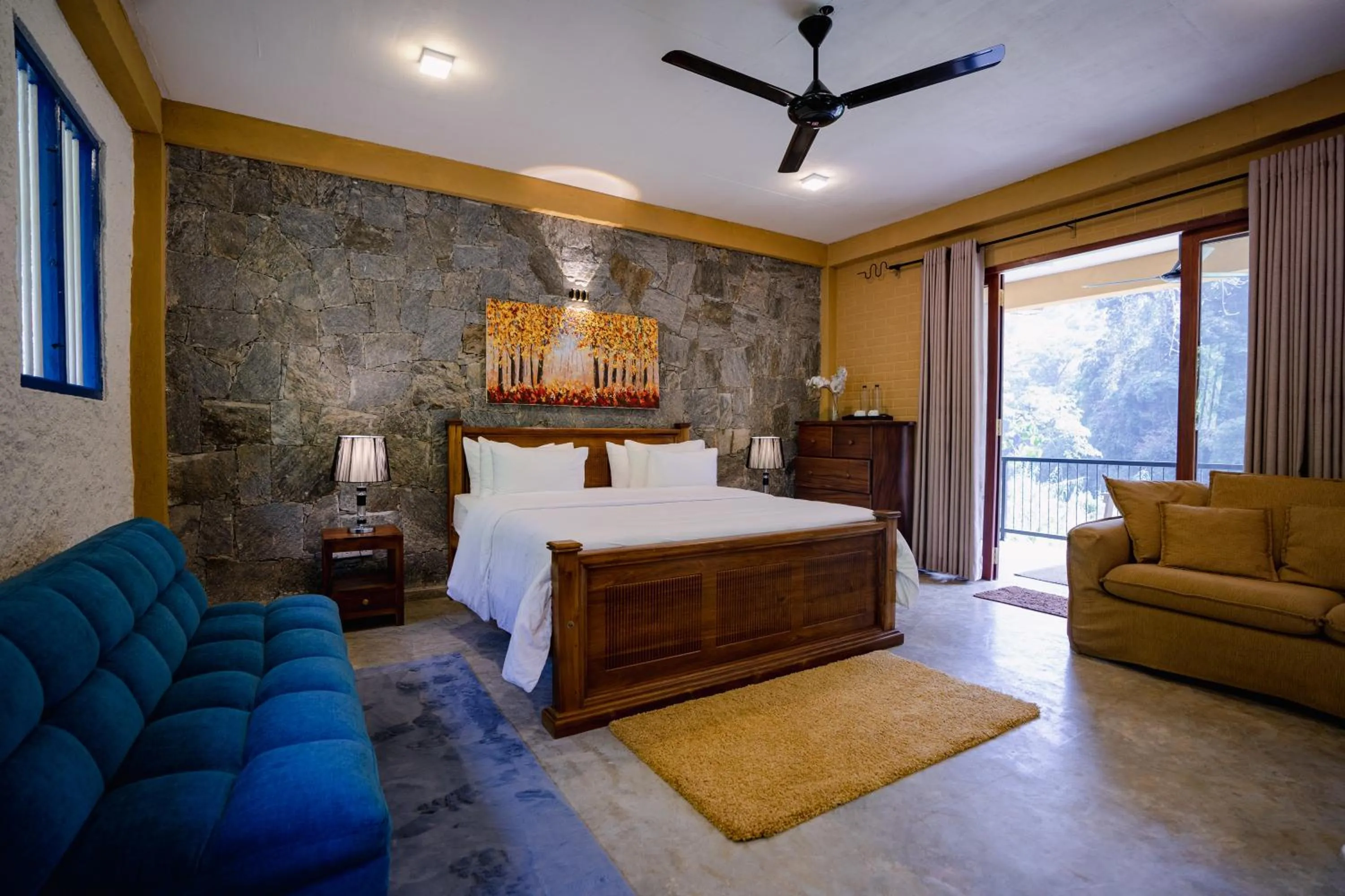 Bed in Arsulana Eco Lodge & Spa