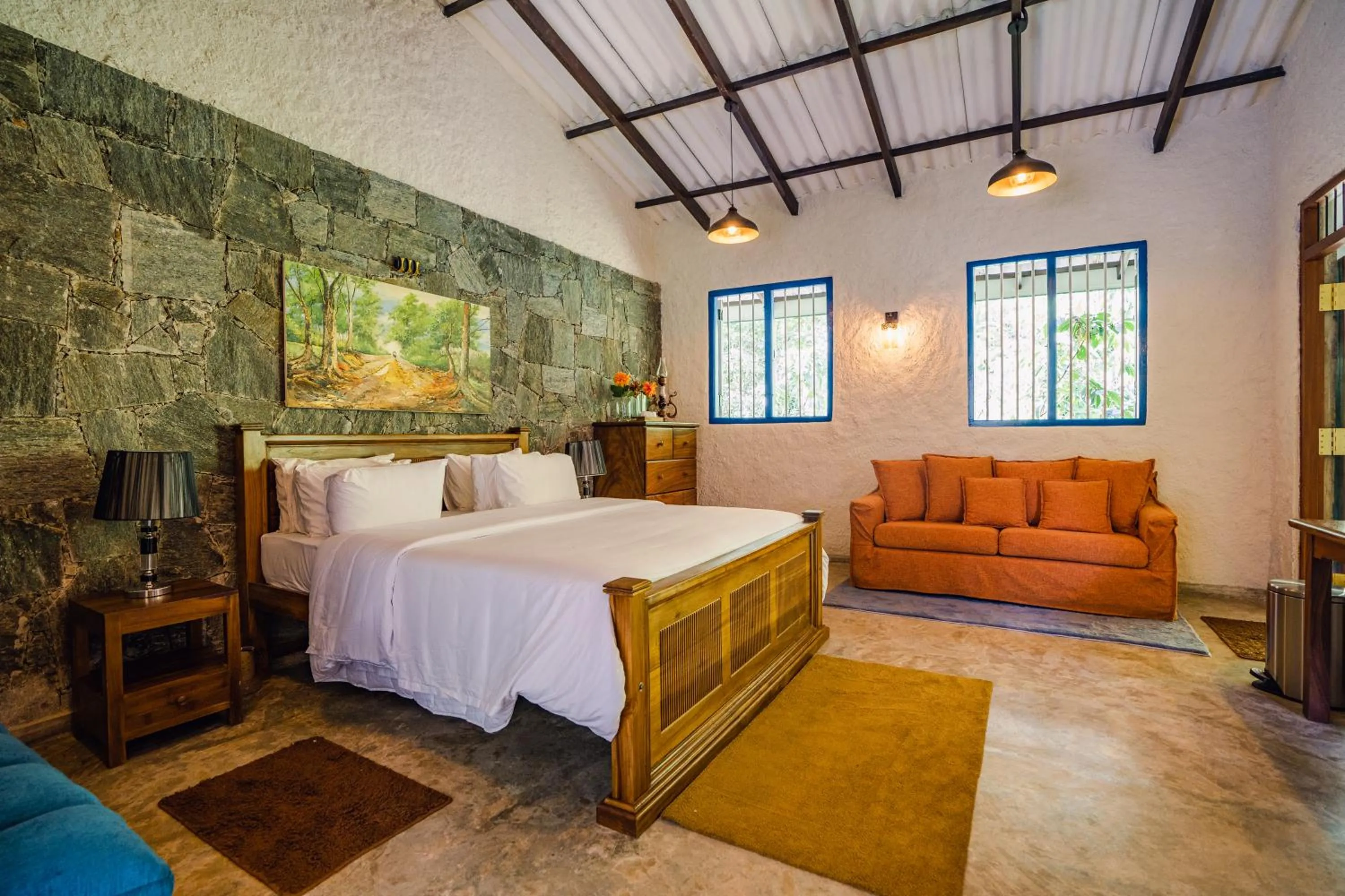 Bed in Arsulana Eco Lodge & Spa