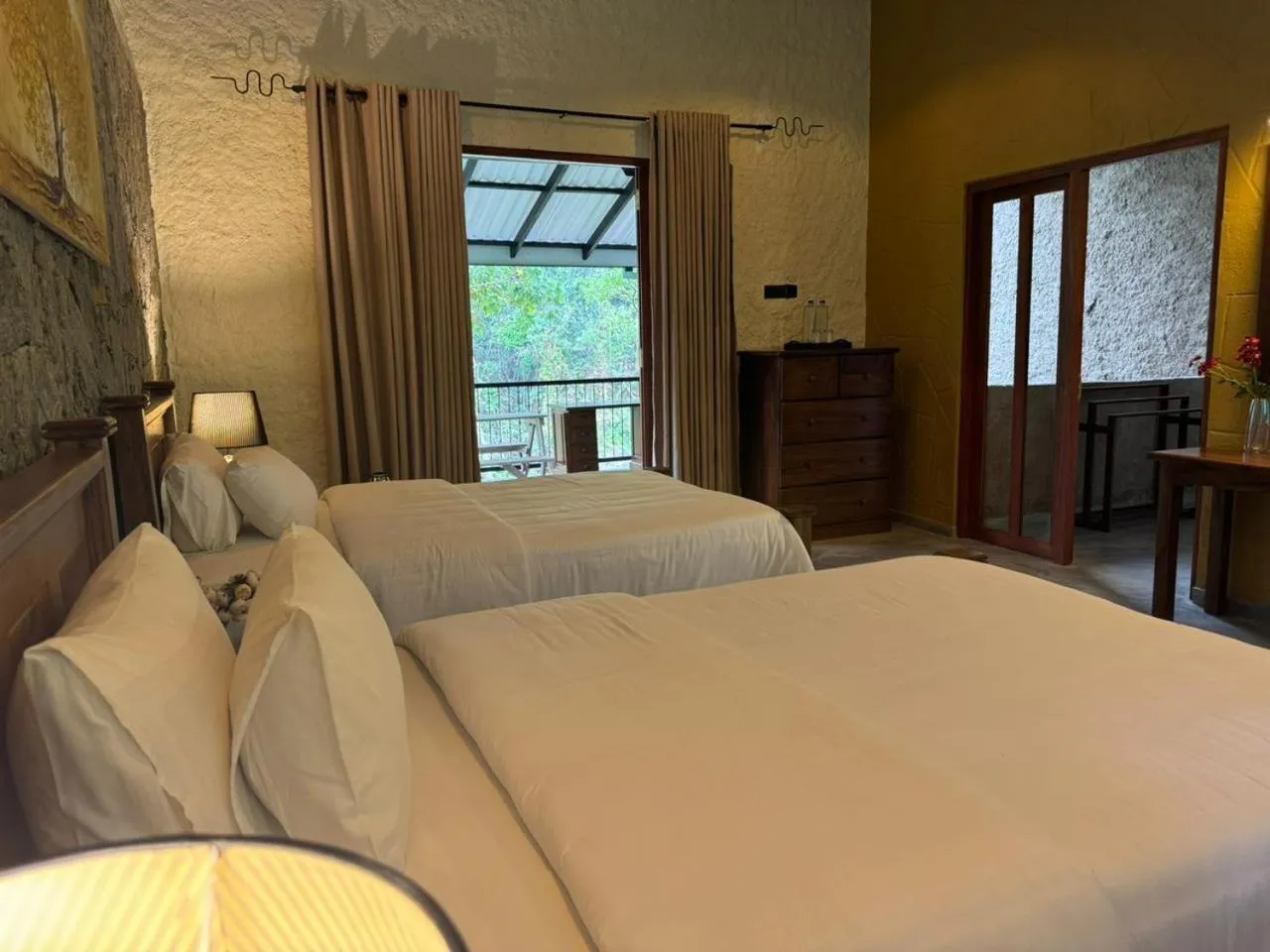 Bed in Arsulana Eco Lodge & Spa
