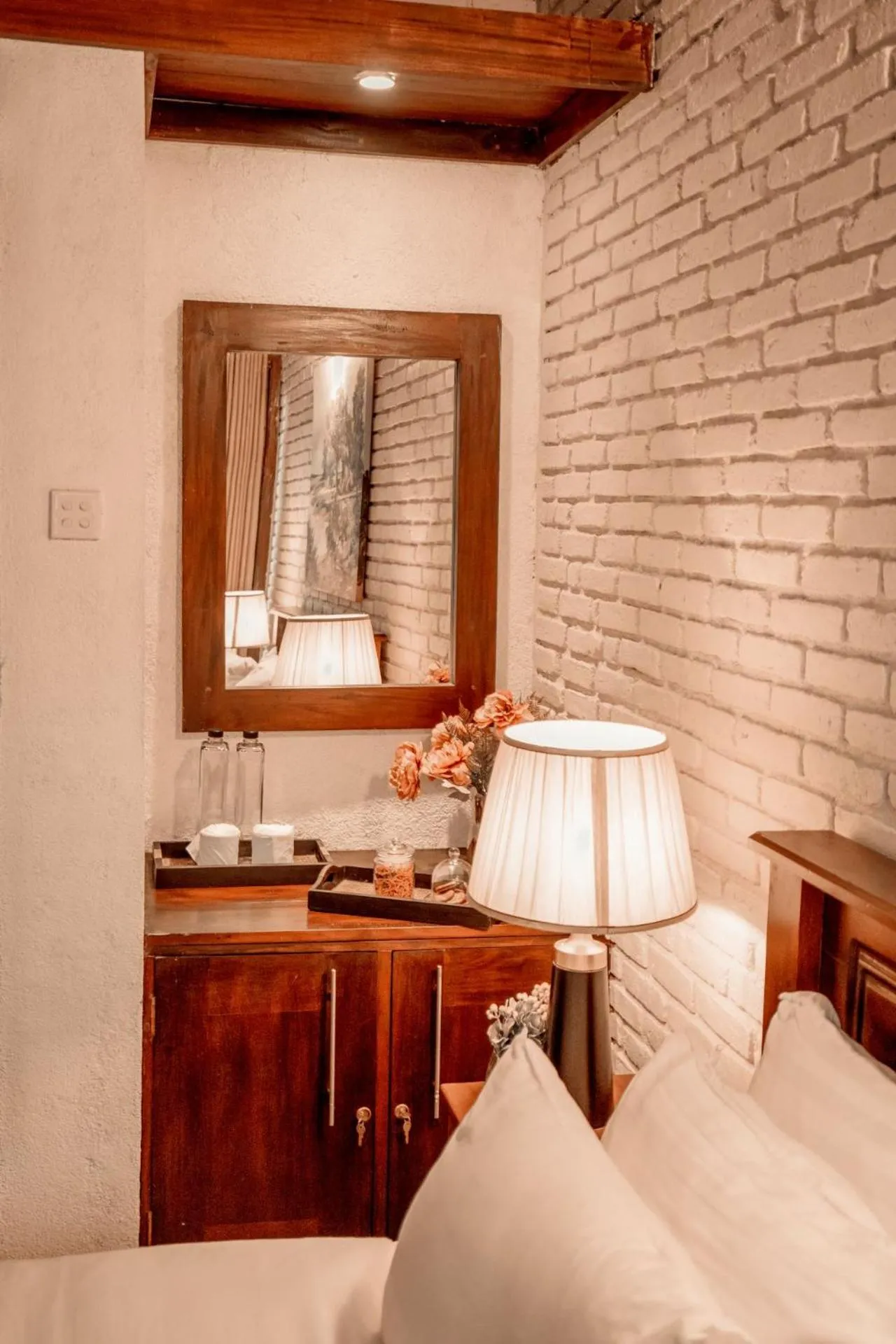 Bed in Arsulana Eco Lodge & Spa