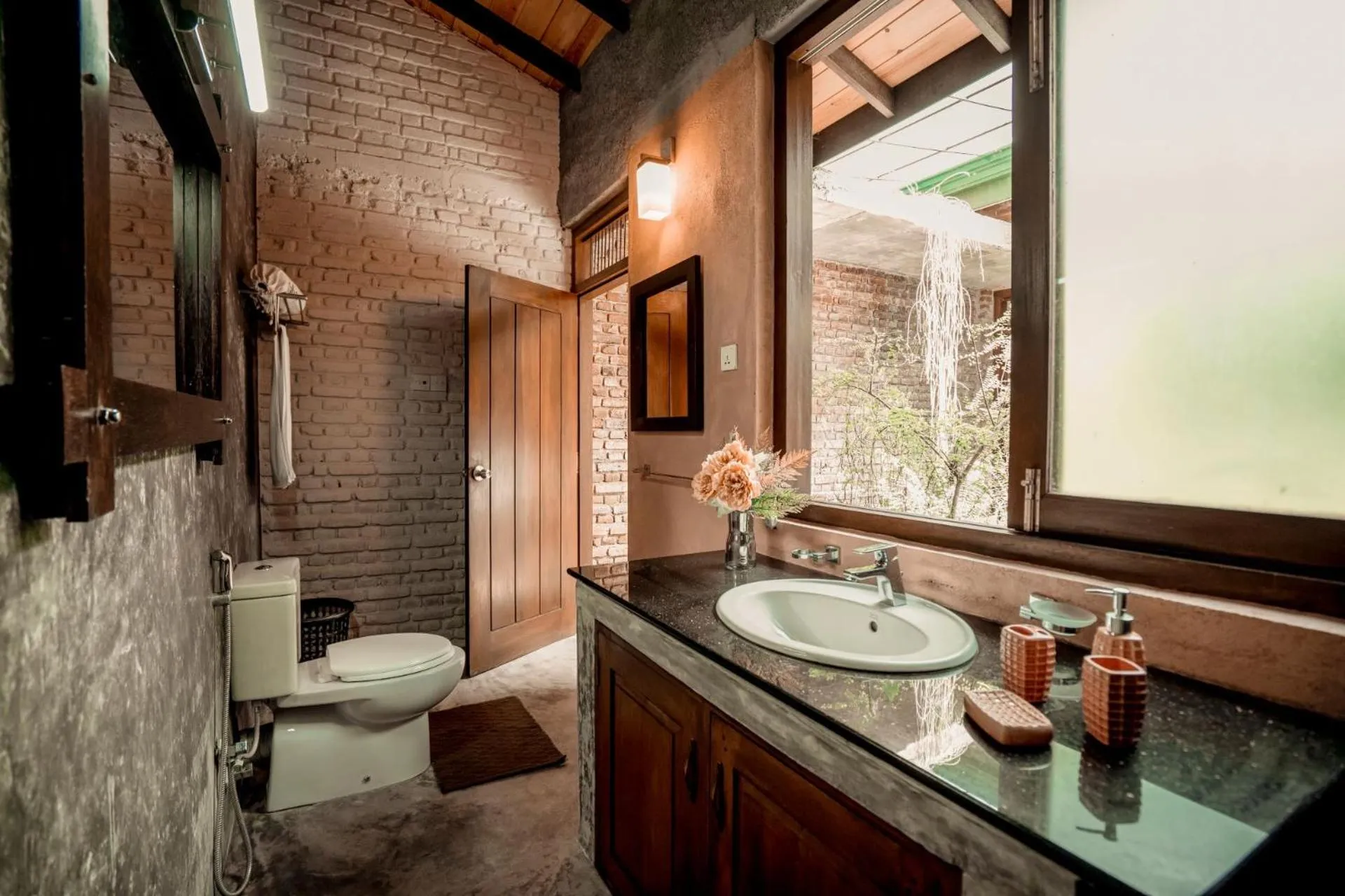 Bathroom in Arsulana Eco Lodge & Spa
