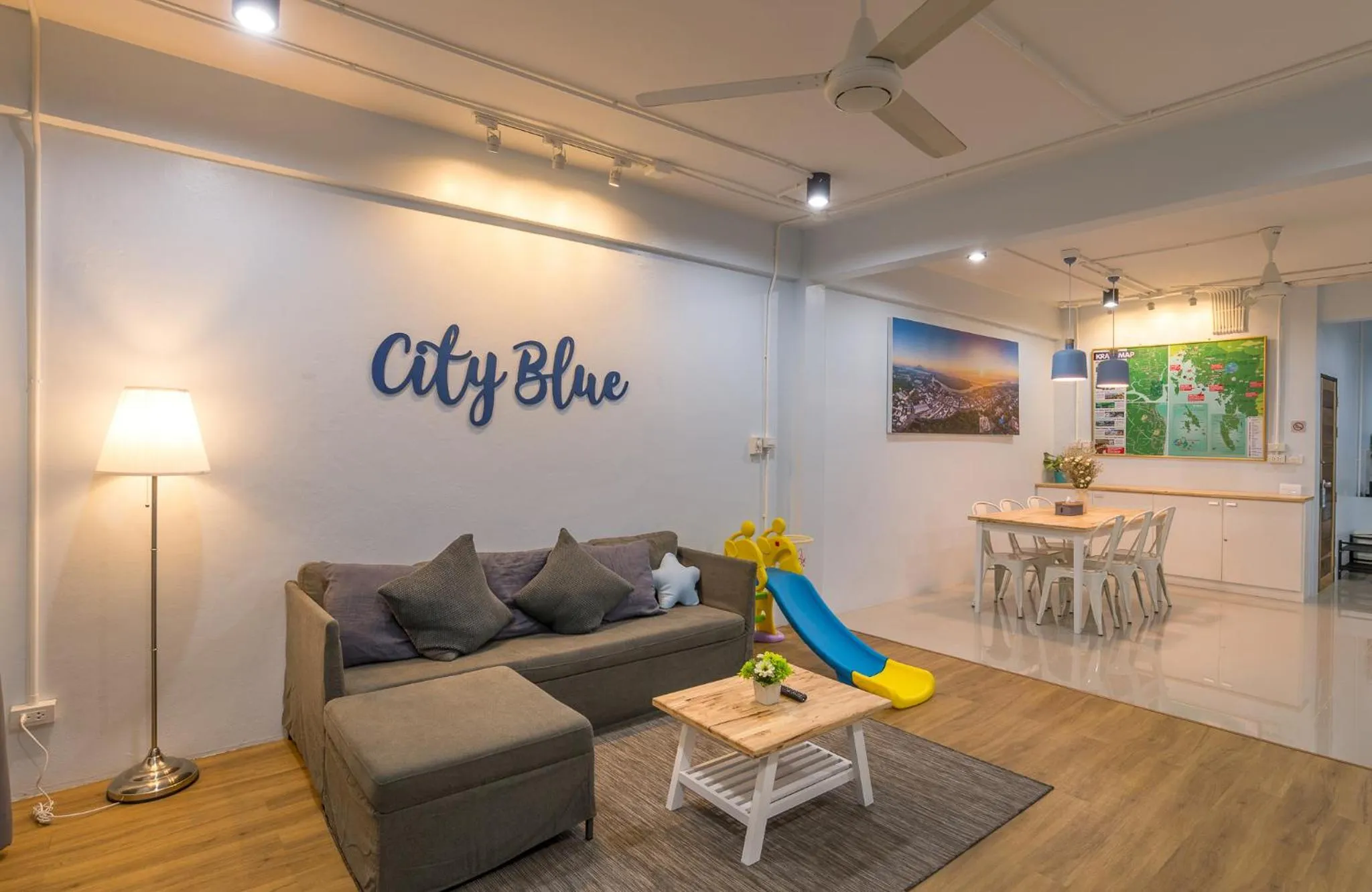 Living room in Otter House