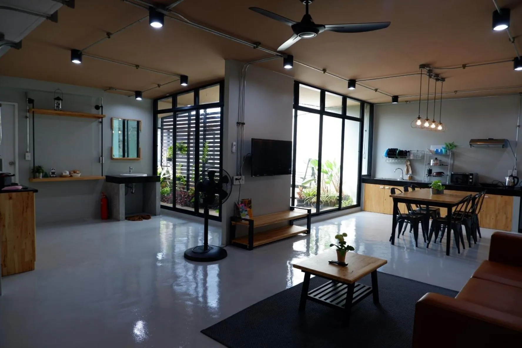 Living room in Otter House