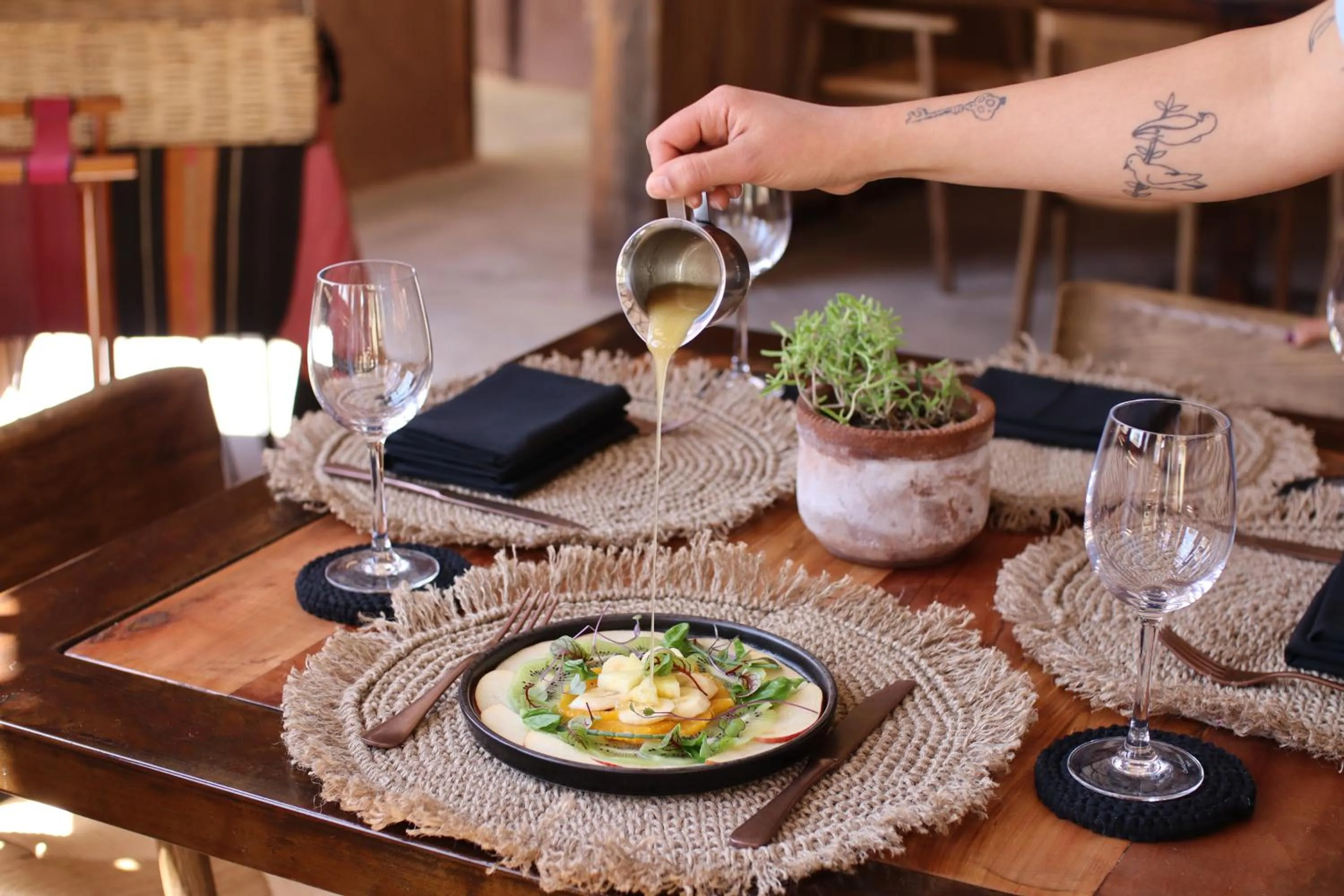 Food close-up in Our Habitas Atacama