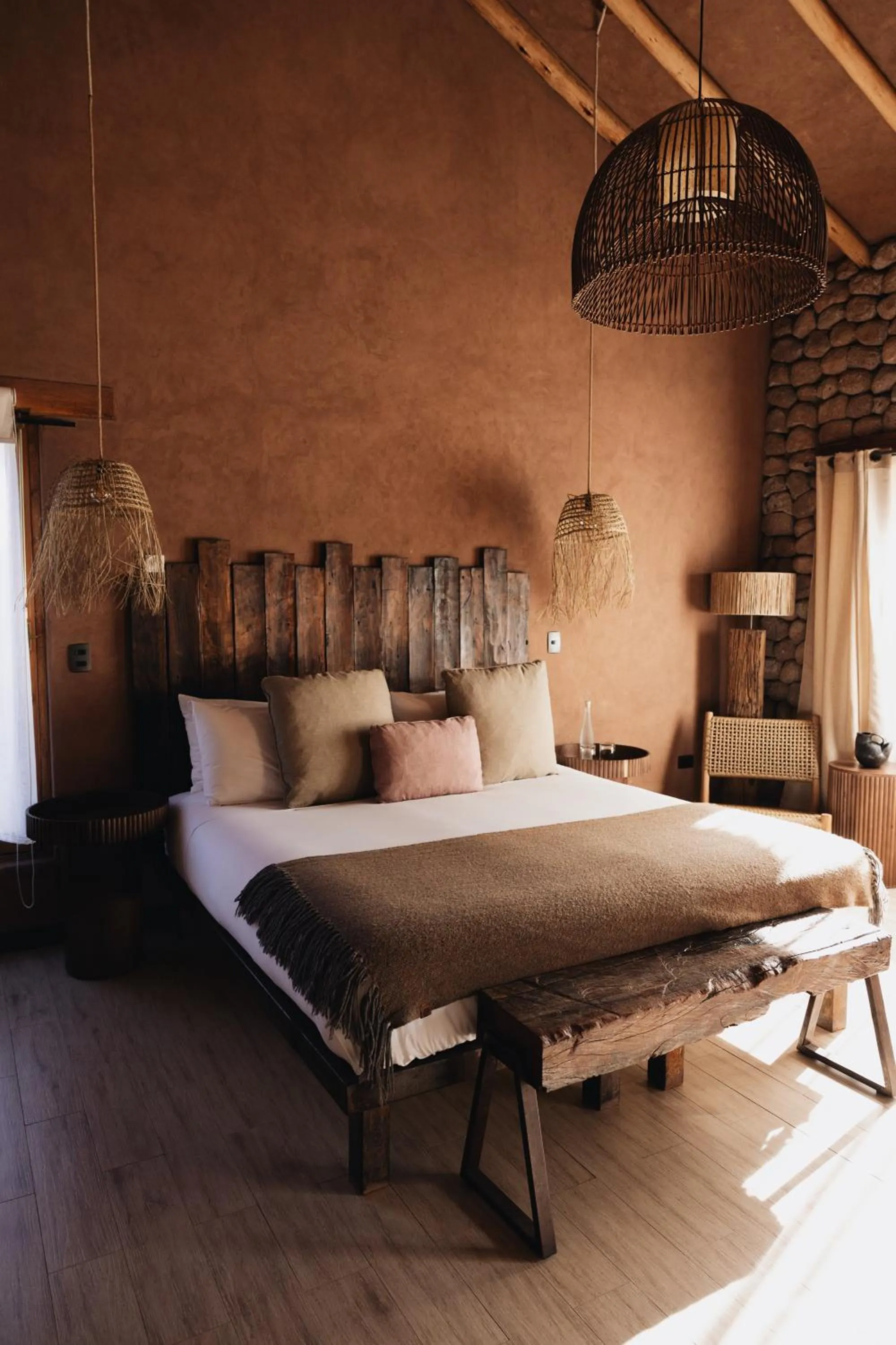 Bed in Our Habitas Atacama