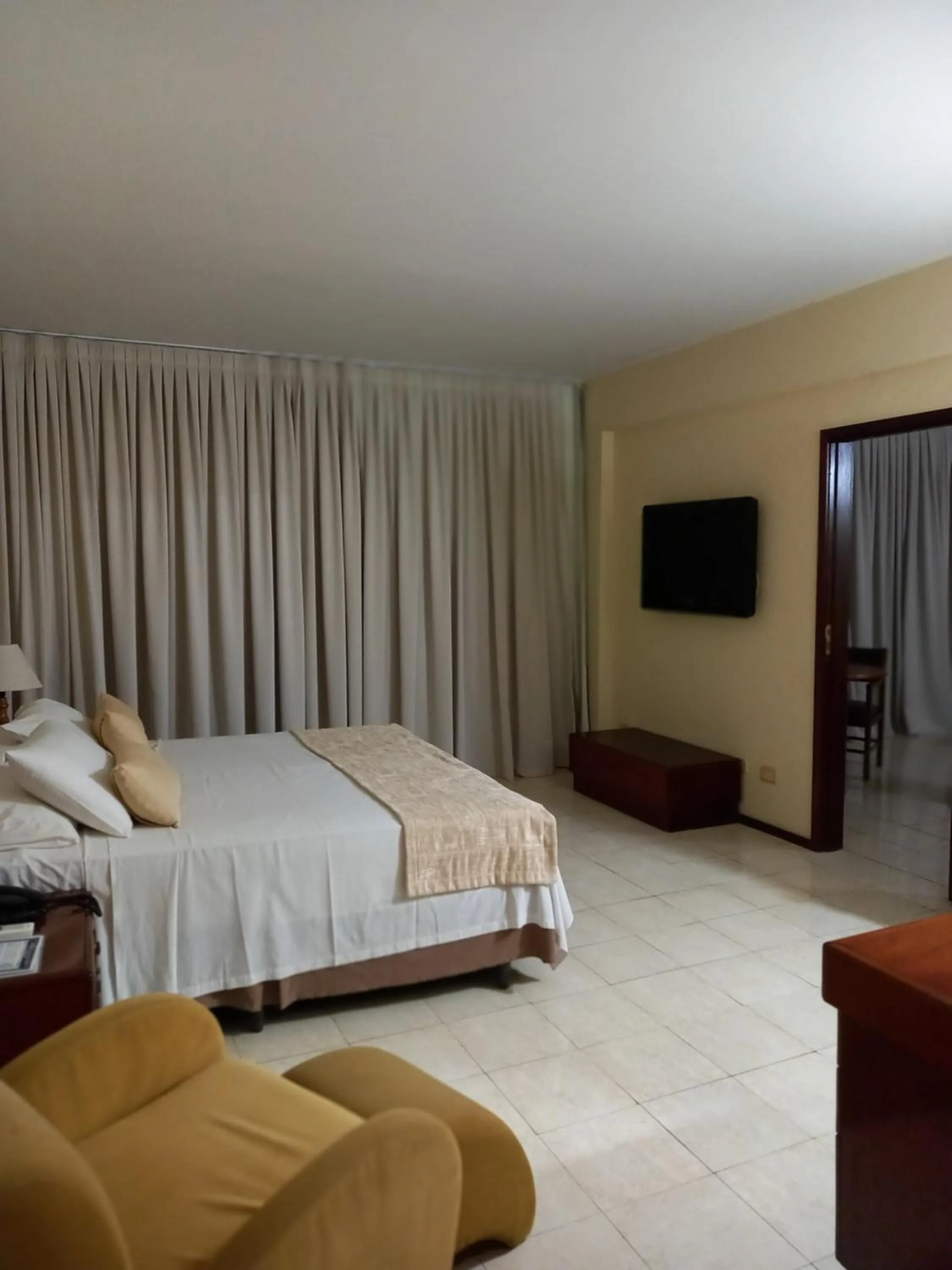 Bed in Posseidon Hotel