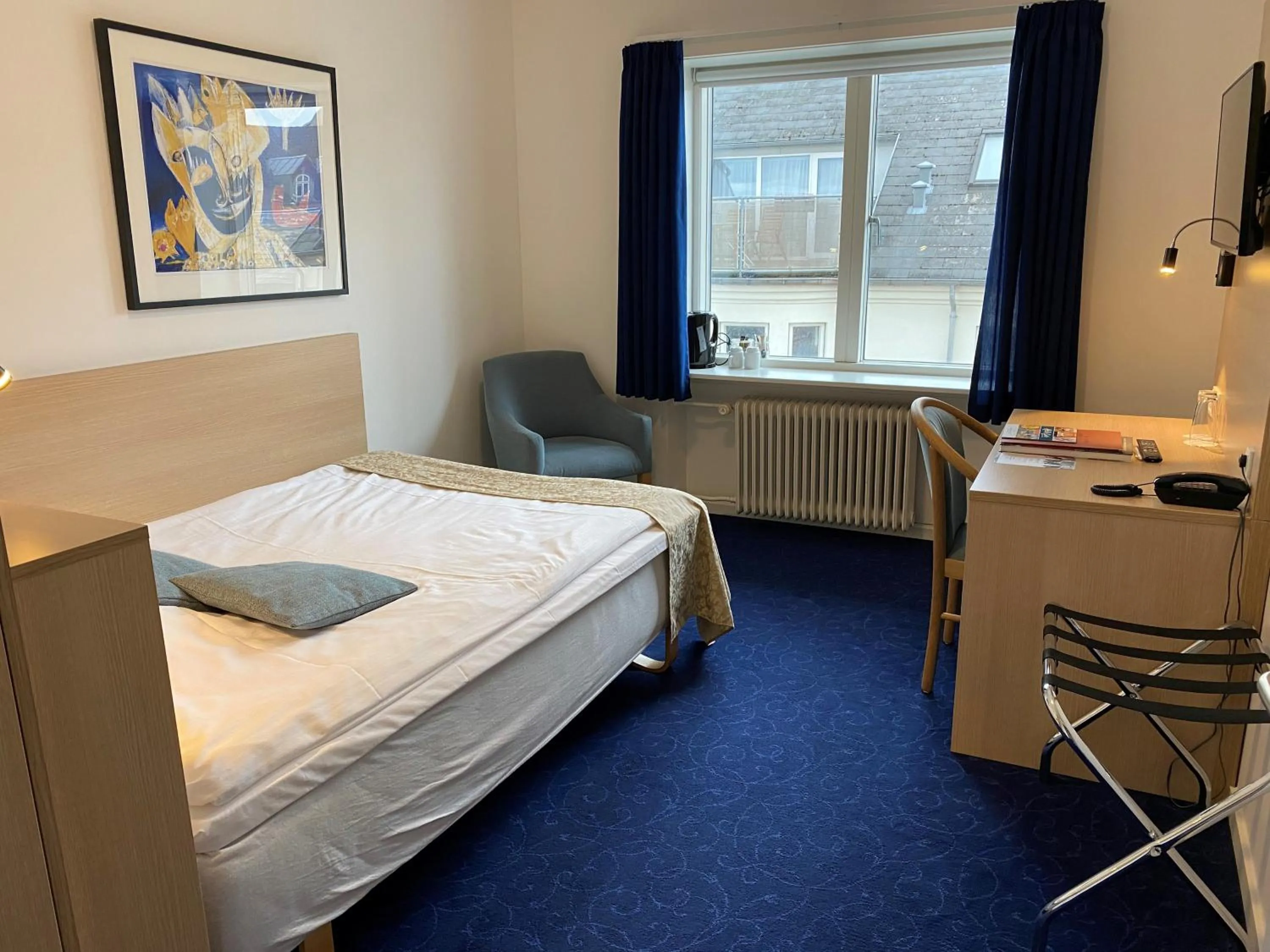 Bed in Herning City Hotel