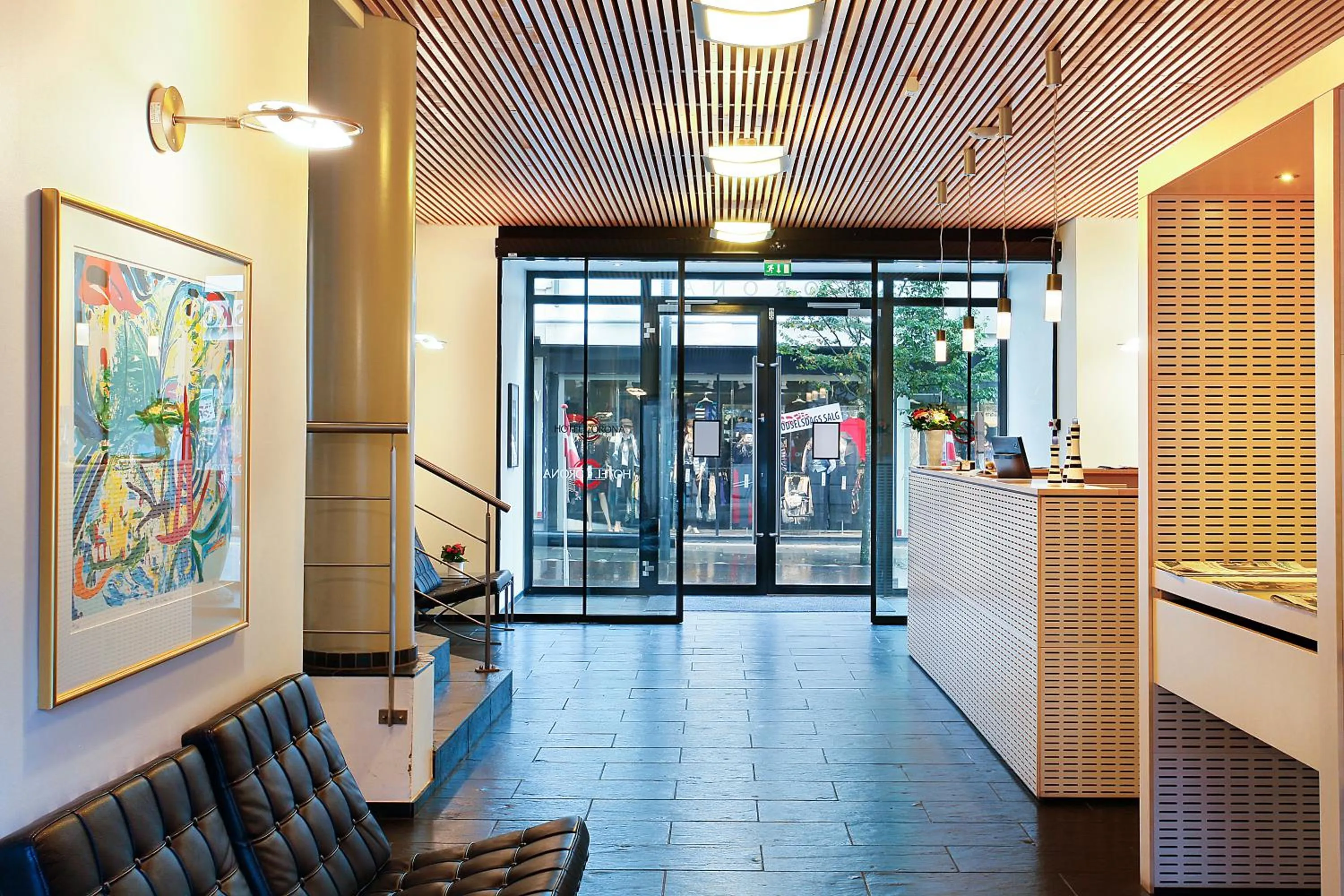 Lobby or reception in Herning City Hotel