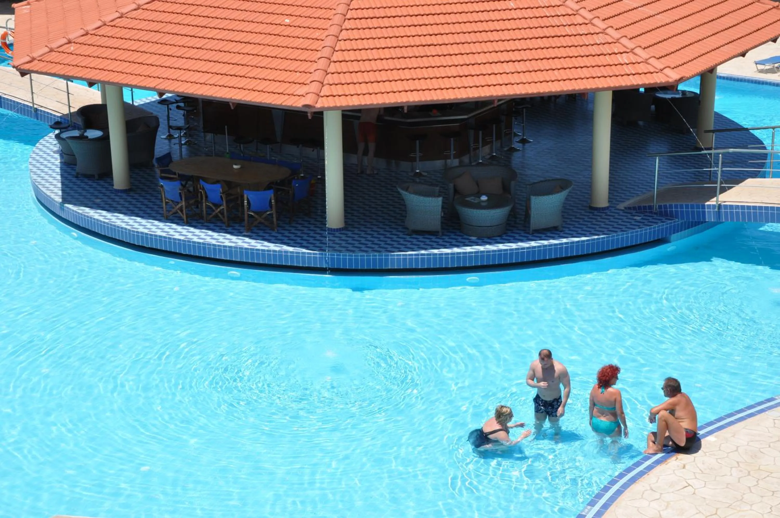 Pool view in Fantasy Hotel