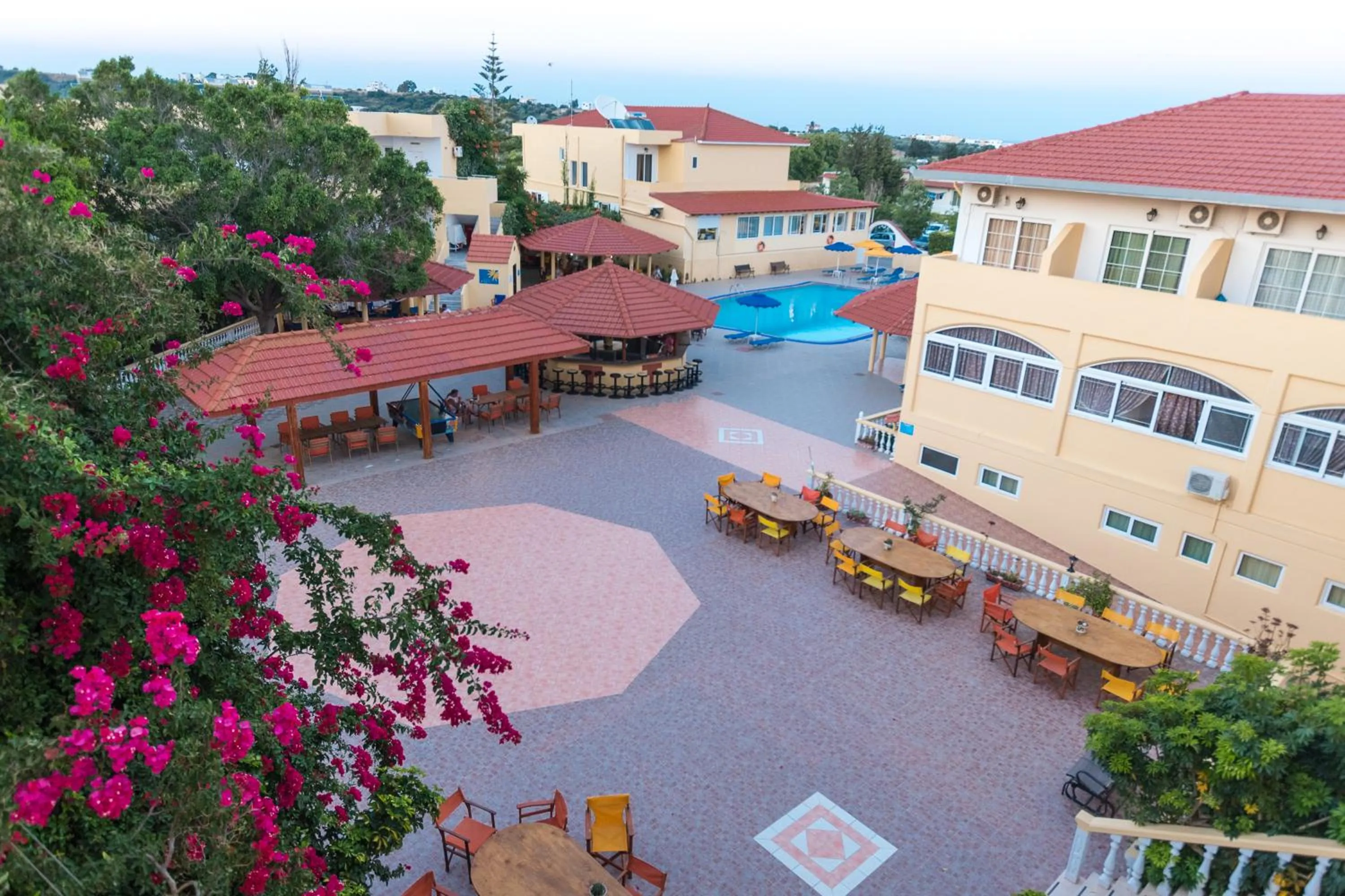 Garden view in Fantasy Hotel