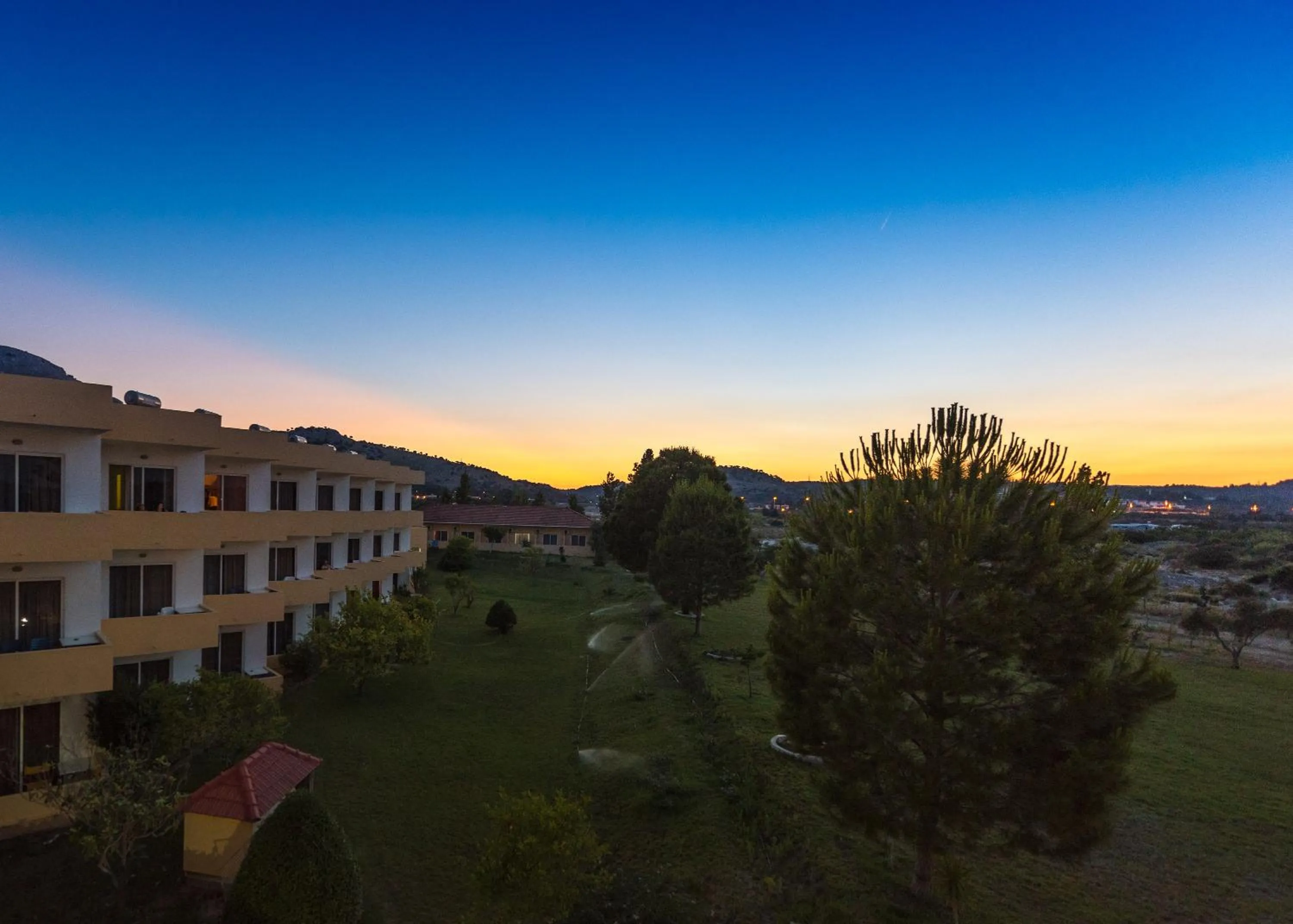 Garden view in Fantasy Hotel