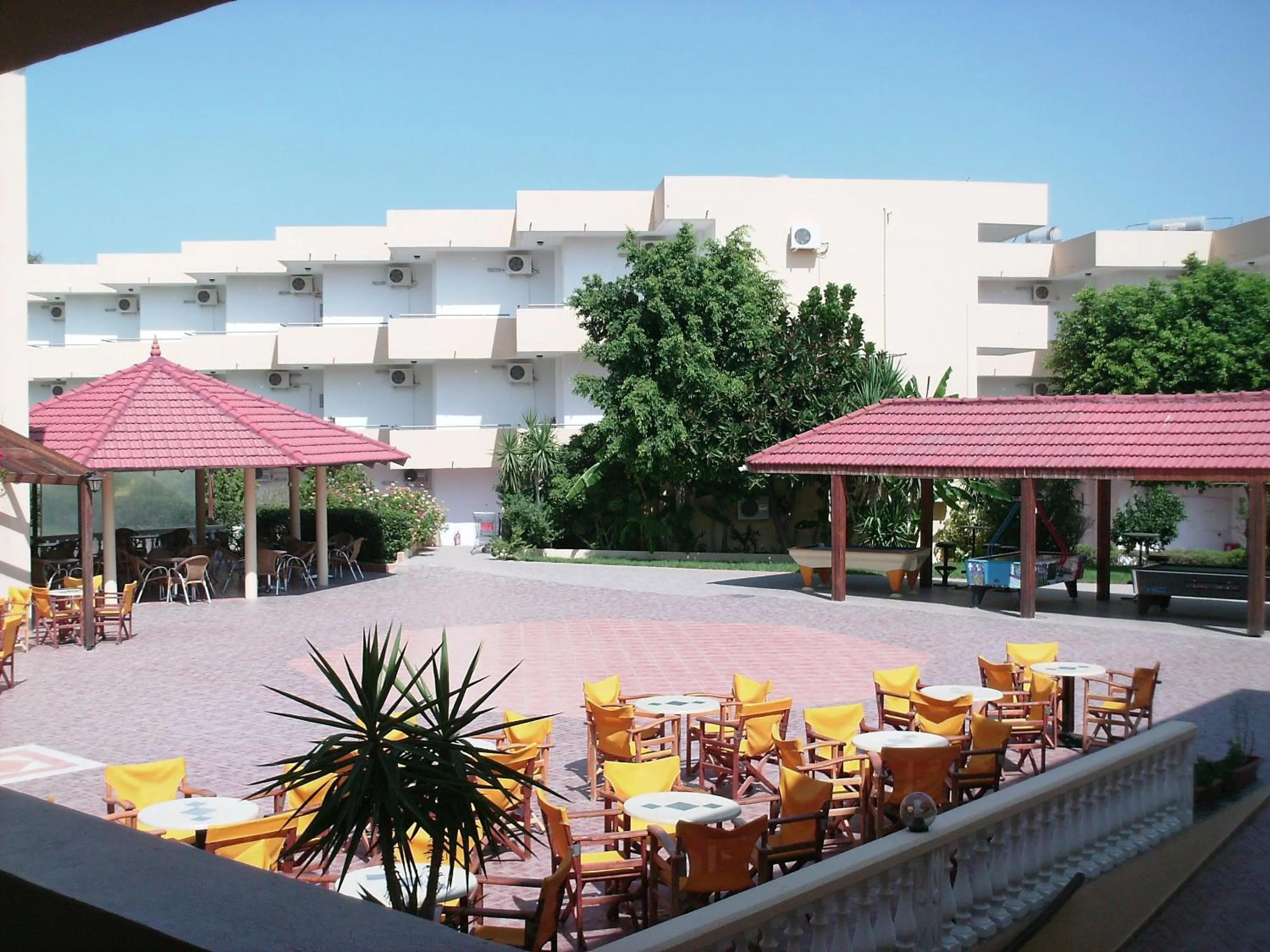 Patio in Fantasy Hotel