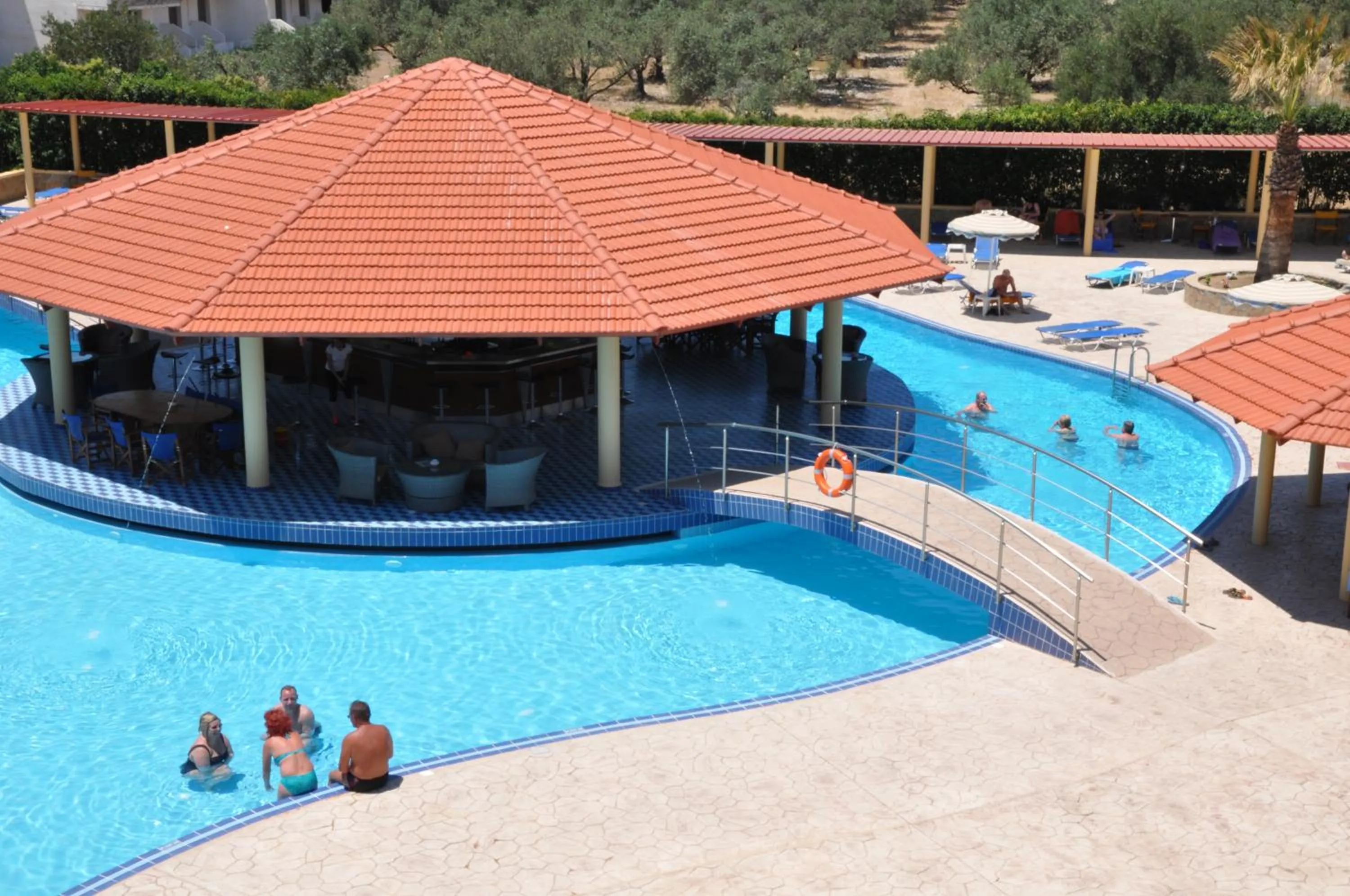 Pool view in Fantasy Hotel