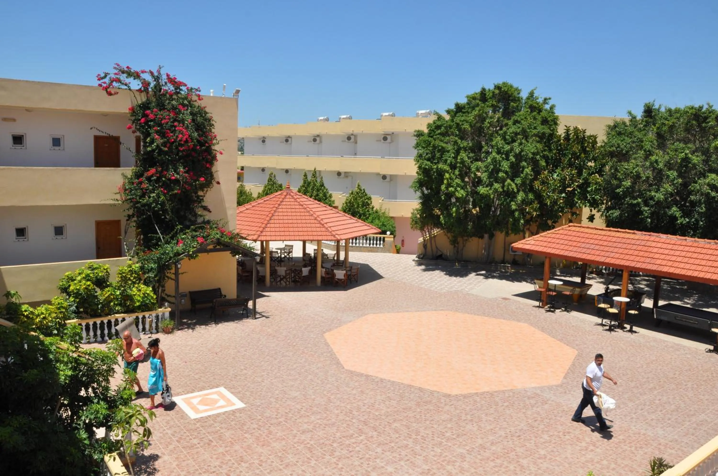 Patio in Fantasy Hotel