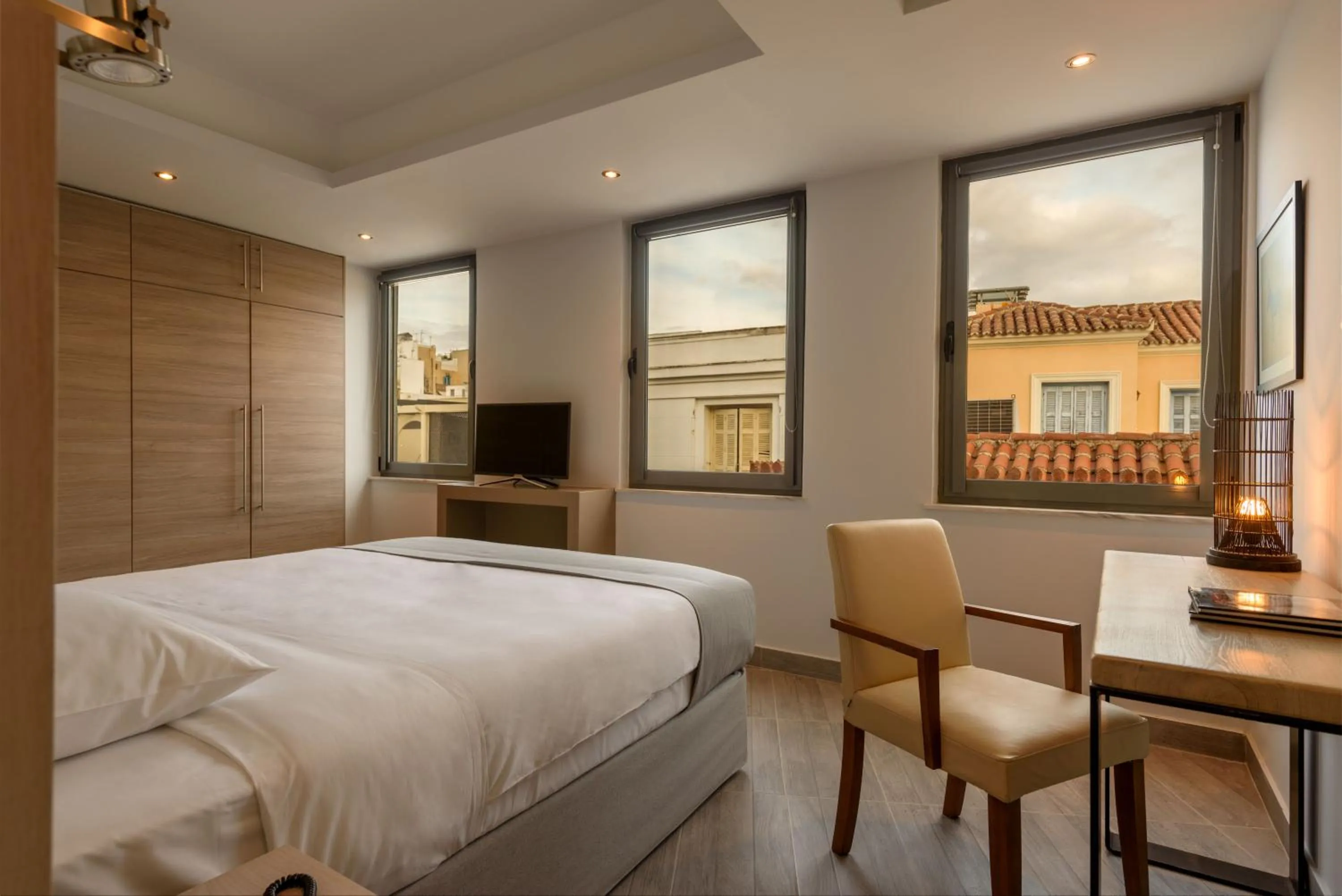 Bedroom, Bed in Fos Residential Apartments