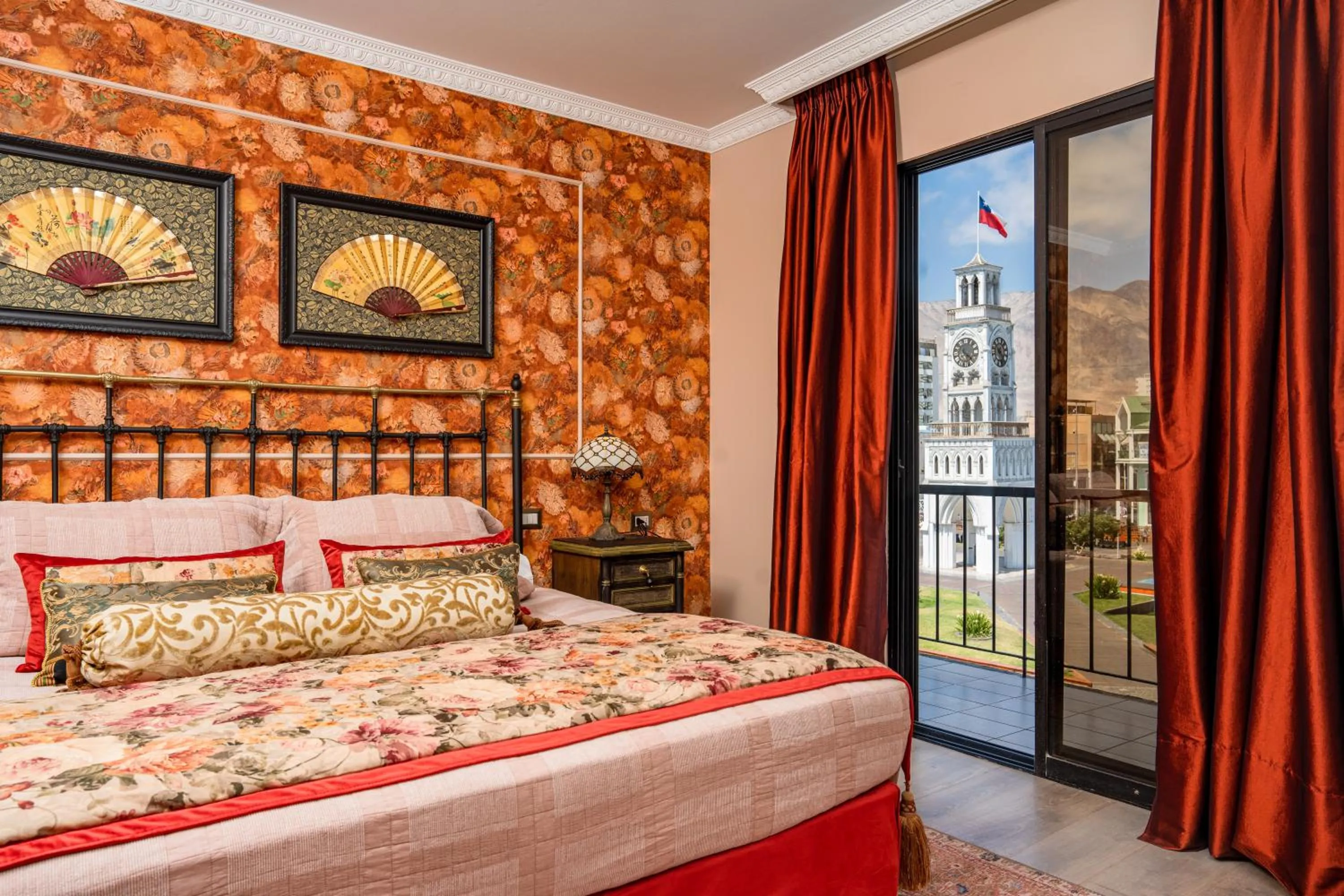 View (from property/room), Bed in Terrado Arturo Prat Iquique