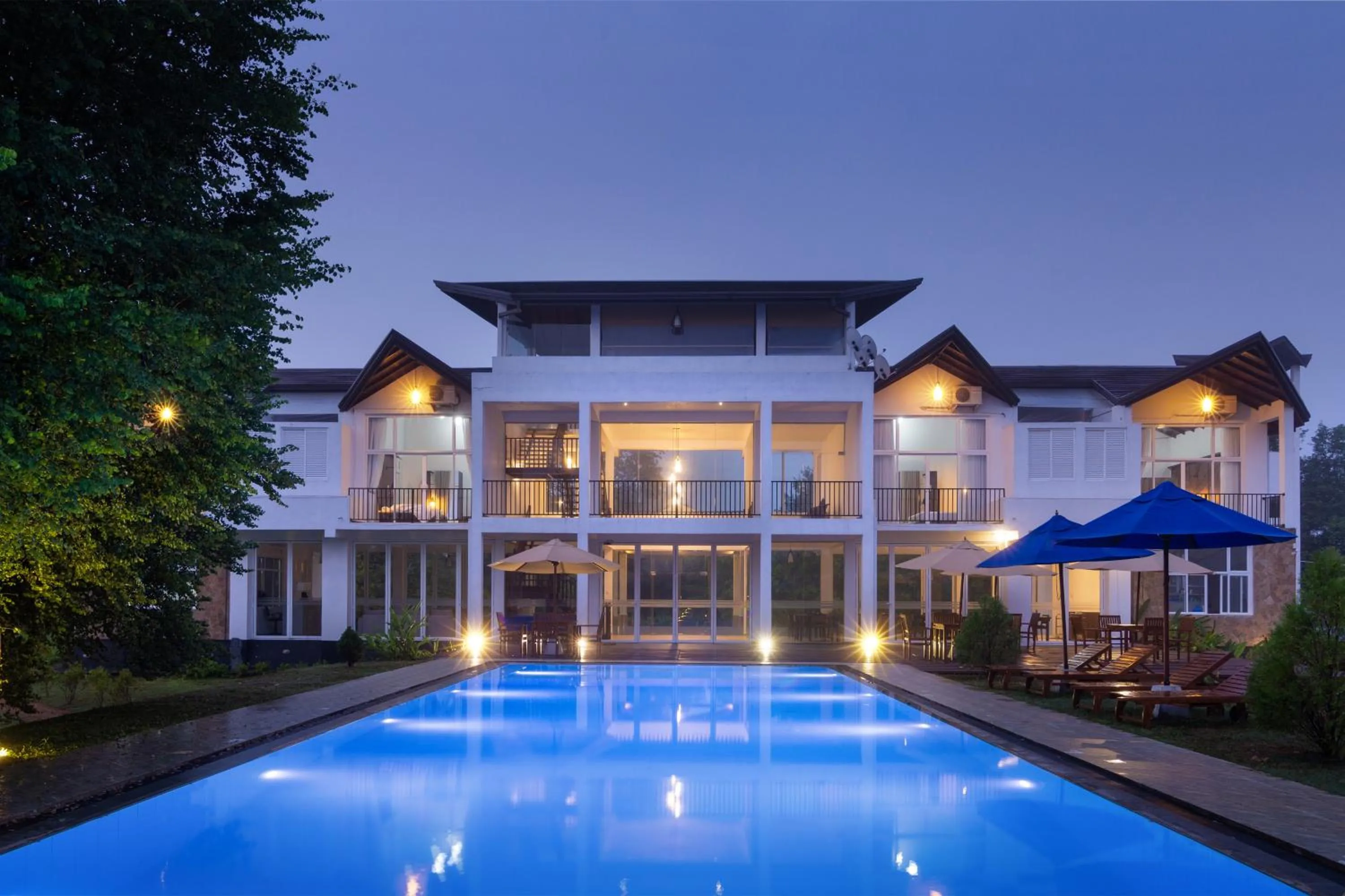 Pool view in Subaseth Villa