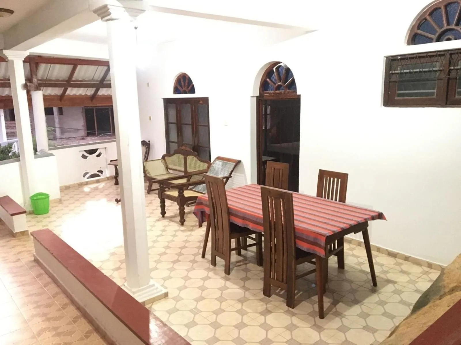 Seating area in Rock House