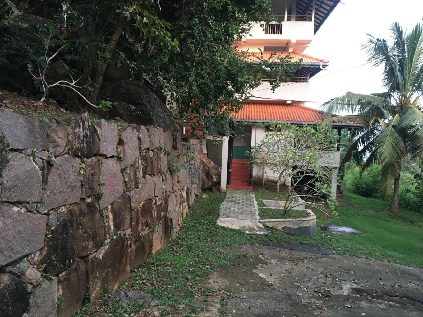 Garden view in Rock House