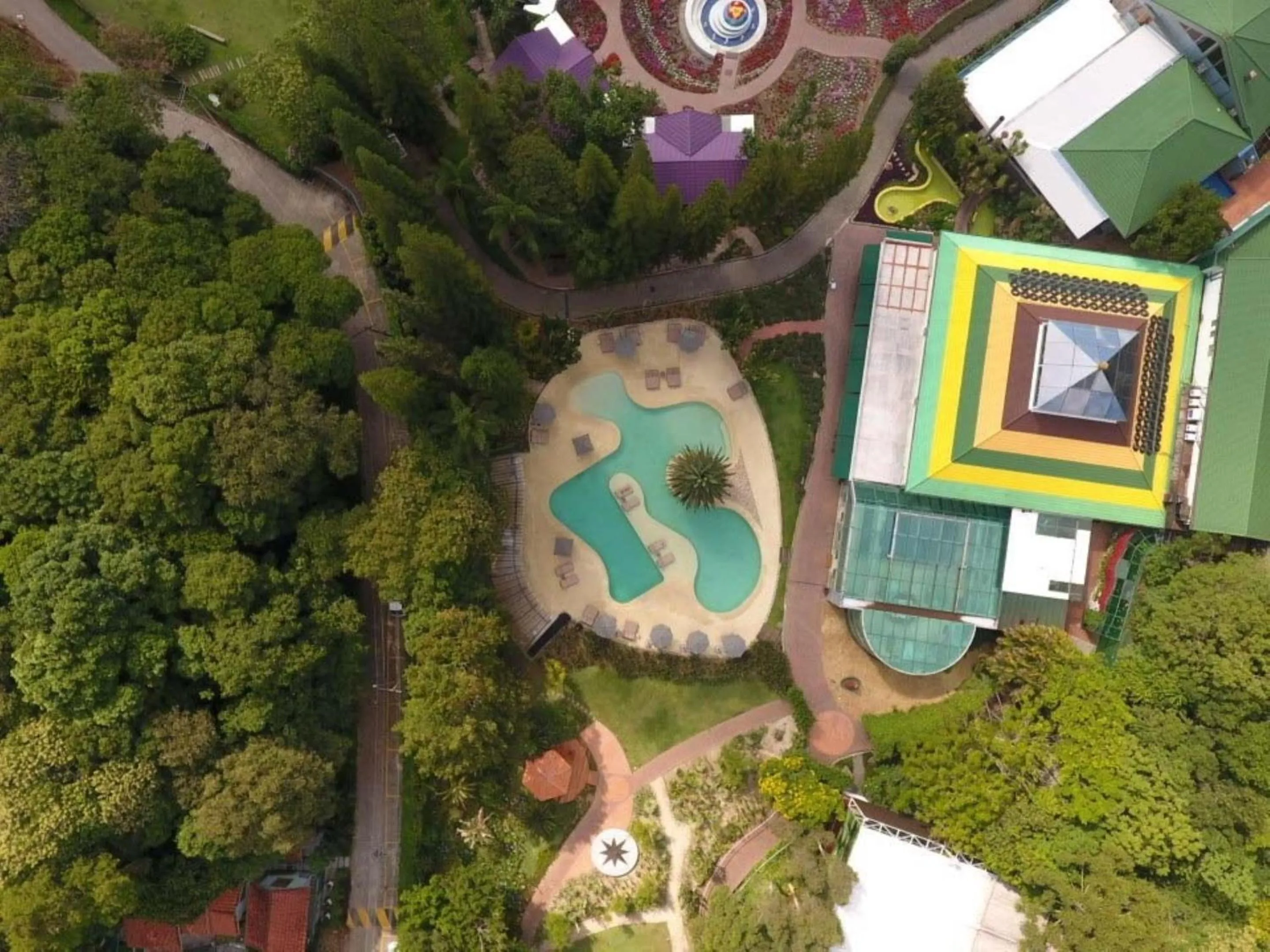 Day in Unique Garden