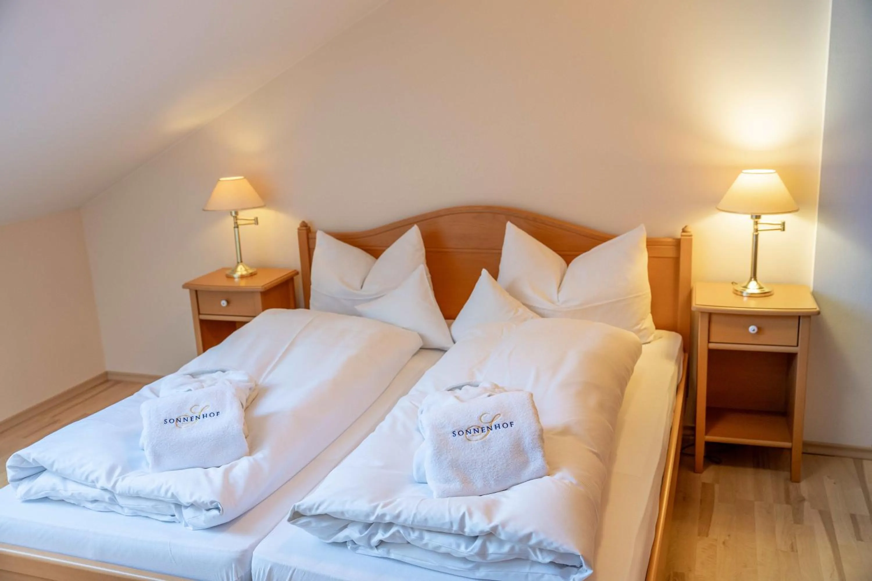 Photo of the whole room, Bed in Hotel Sonnenhof