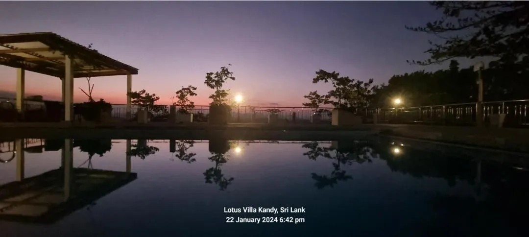 Swimming pool in Lotus Villa Kandy