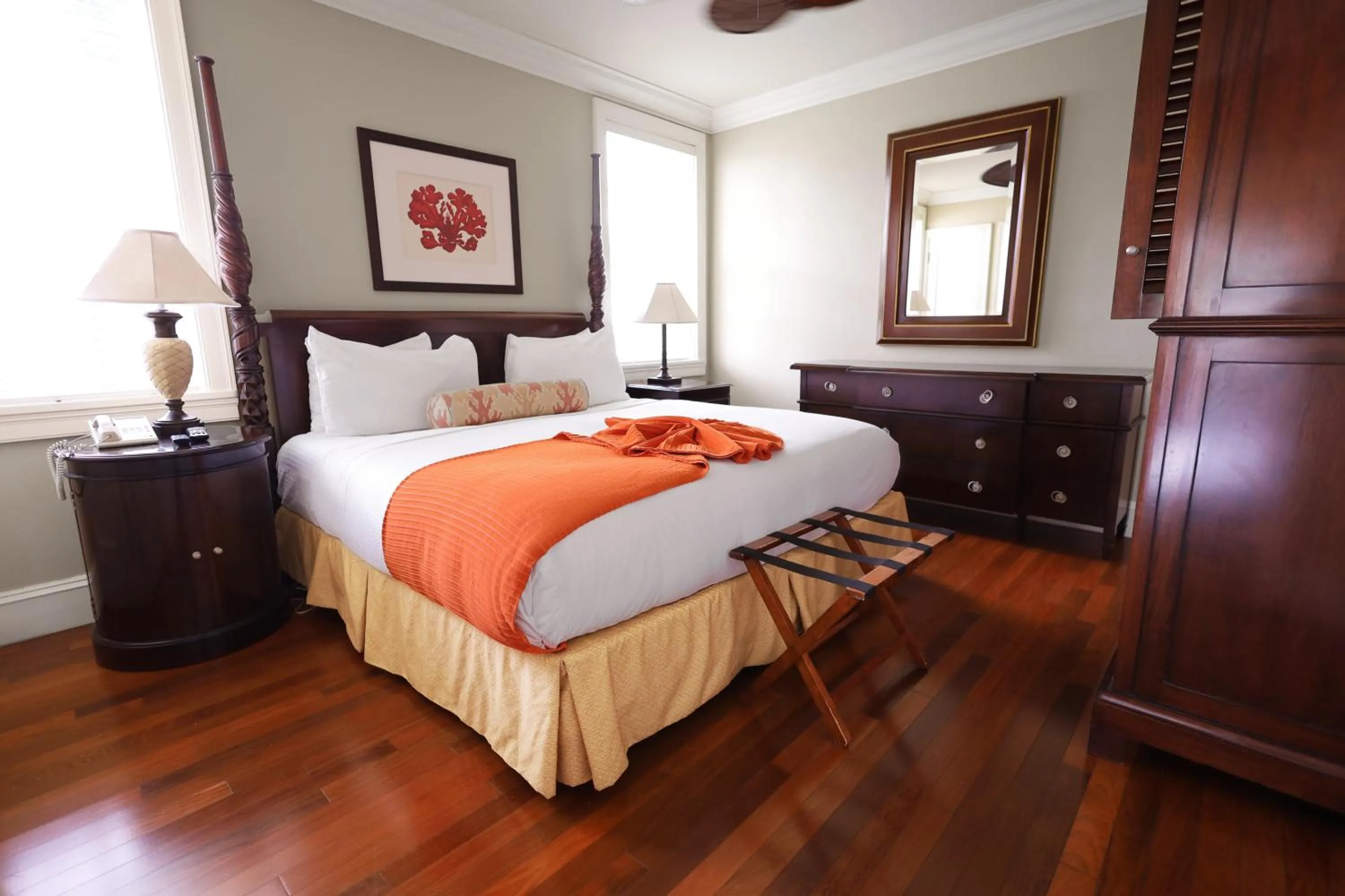 Bed in Valentines Resort & Marina