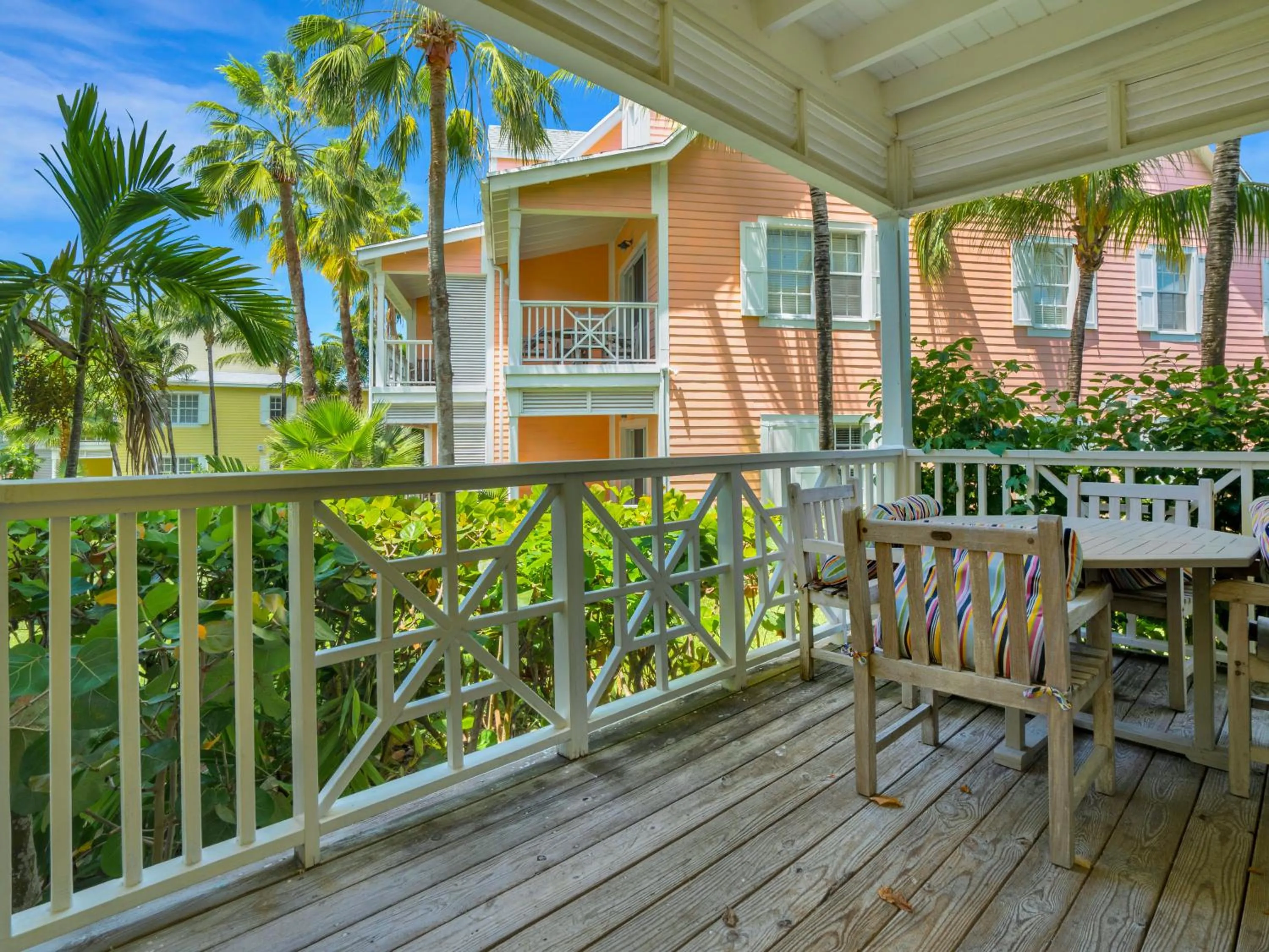 Patio in Valentines Resort & Marina