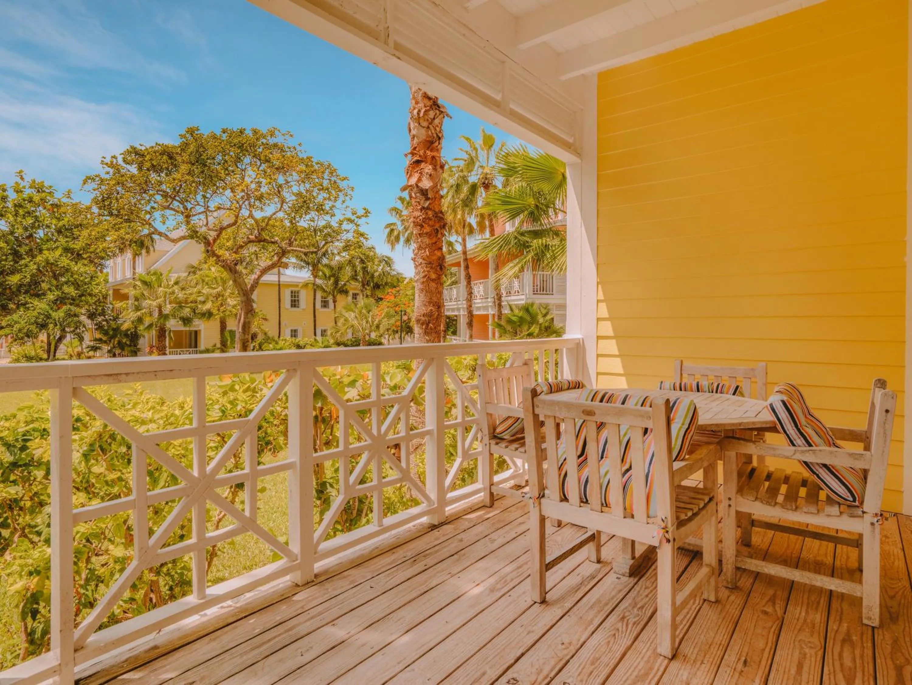 Patio in Valentines Resort & Marina