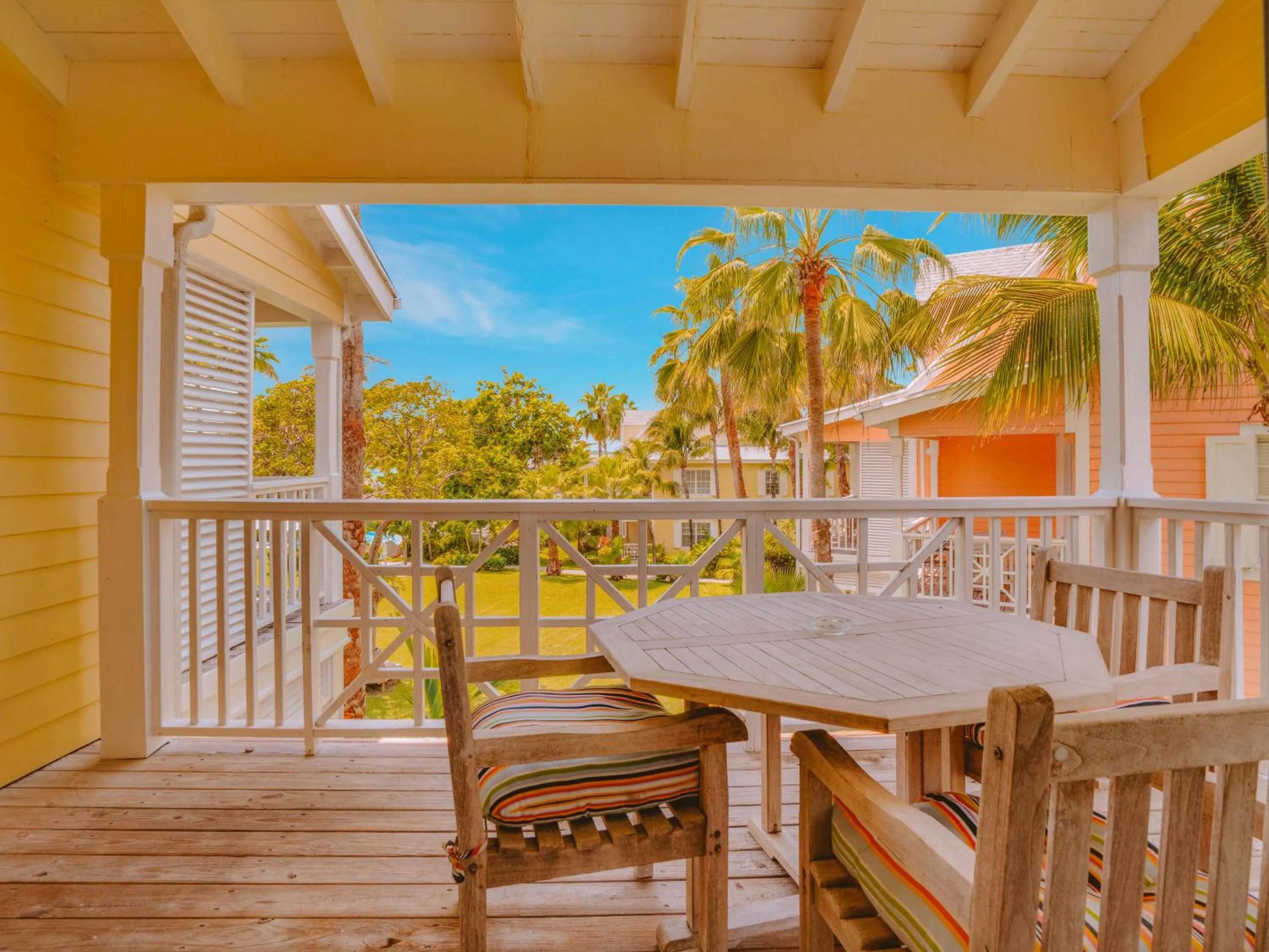 Patio in Valentines Resort & Marina