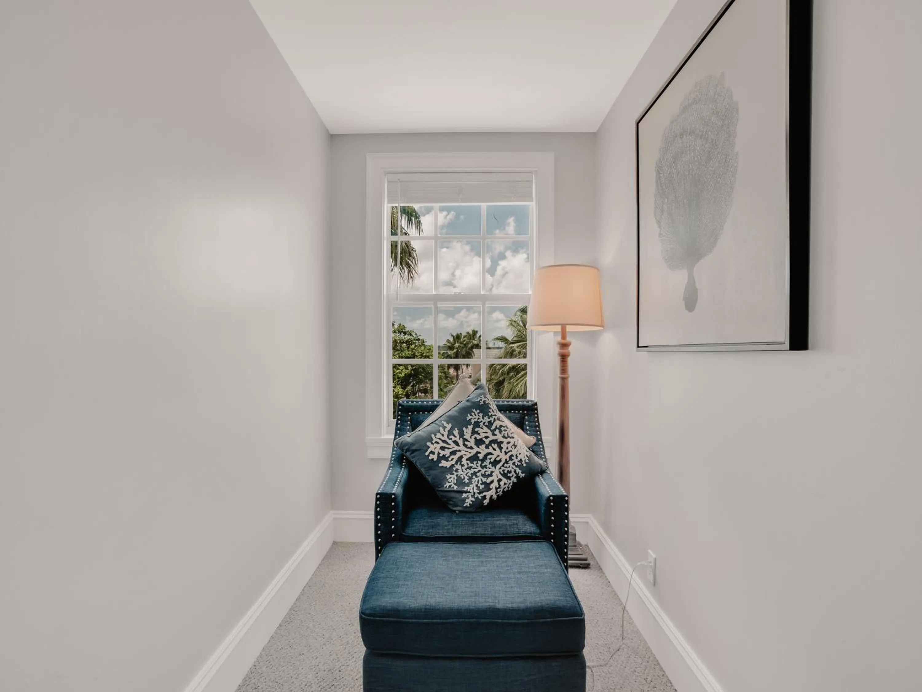 Seating area in Valentines Resort & Marina