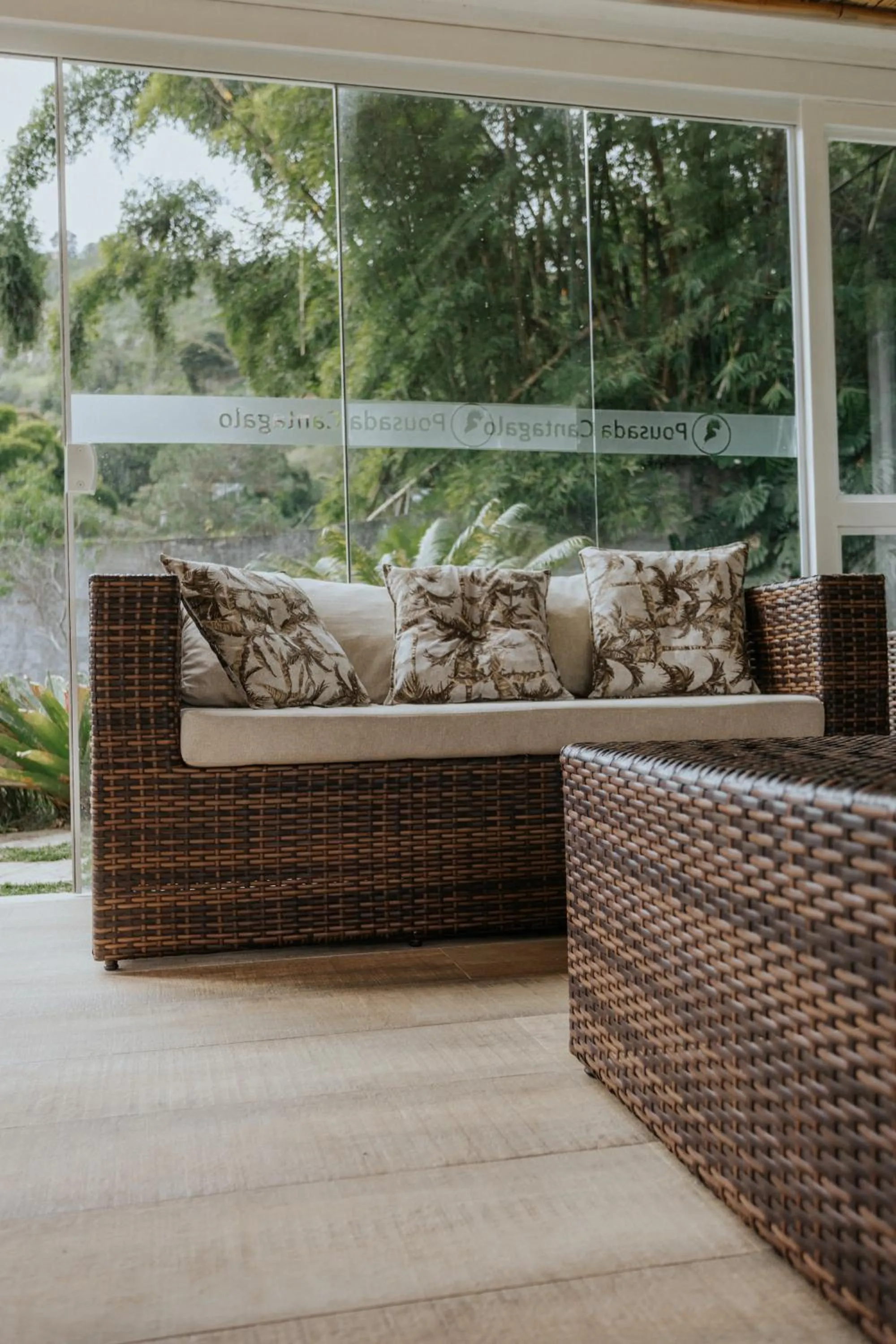 Balcony/Terrace in Pousada Cantagalo