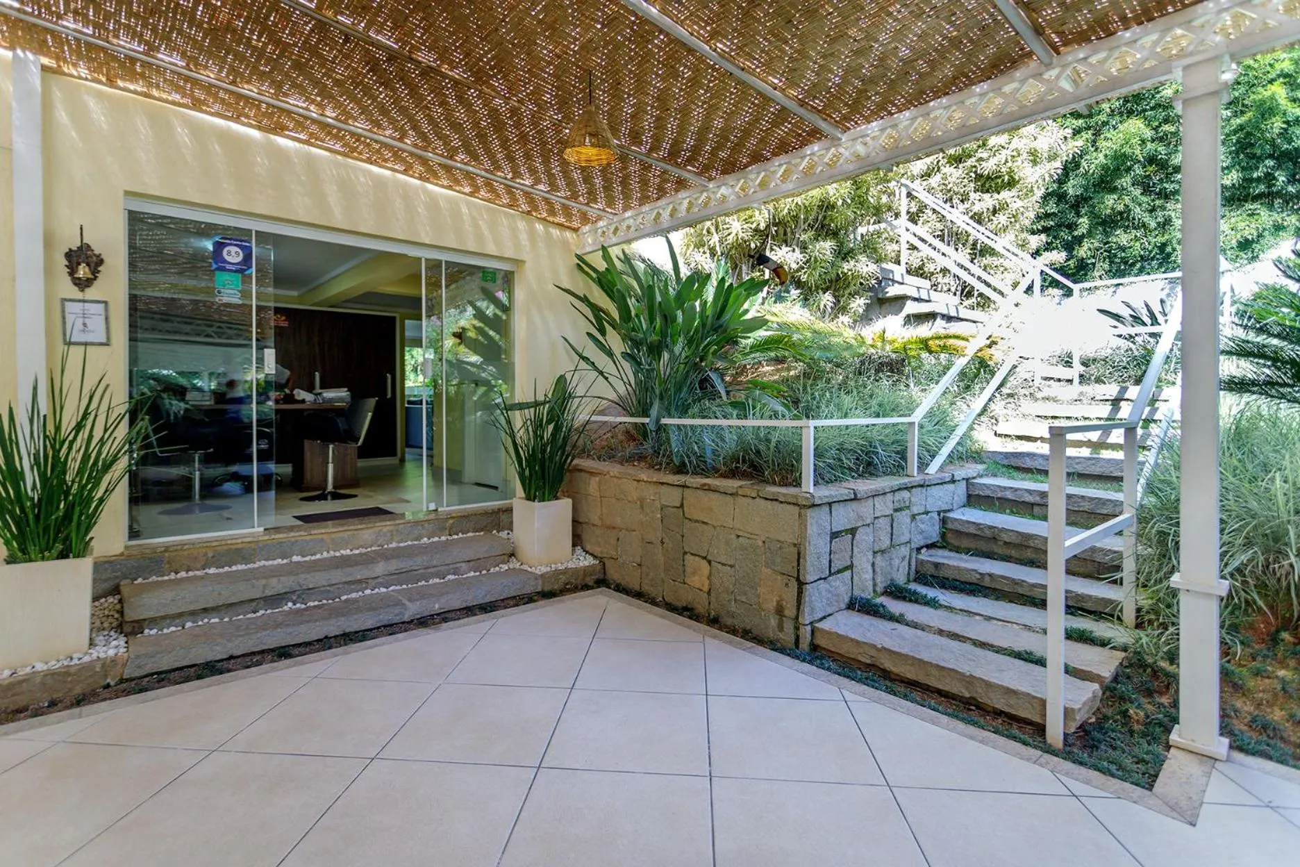 Patio in Pousada Cantagalo