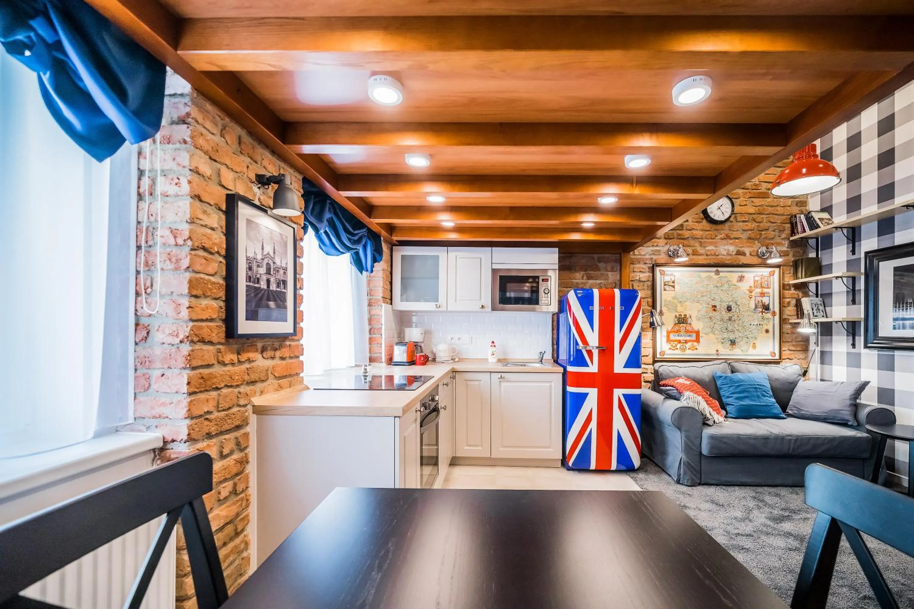 Kitchen or kitchenette in Revelton Studios Karlovy Vary