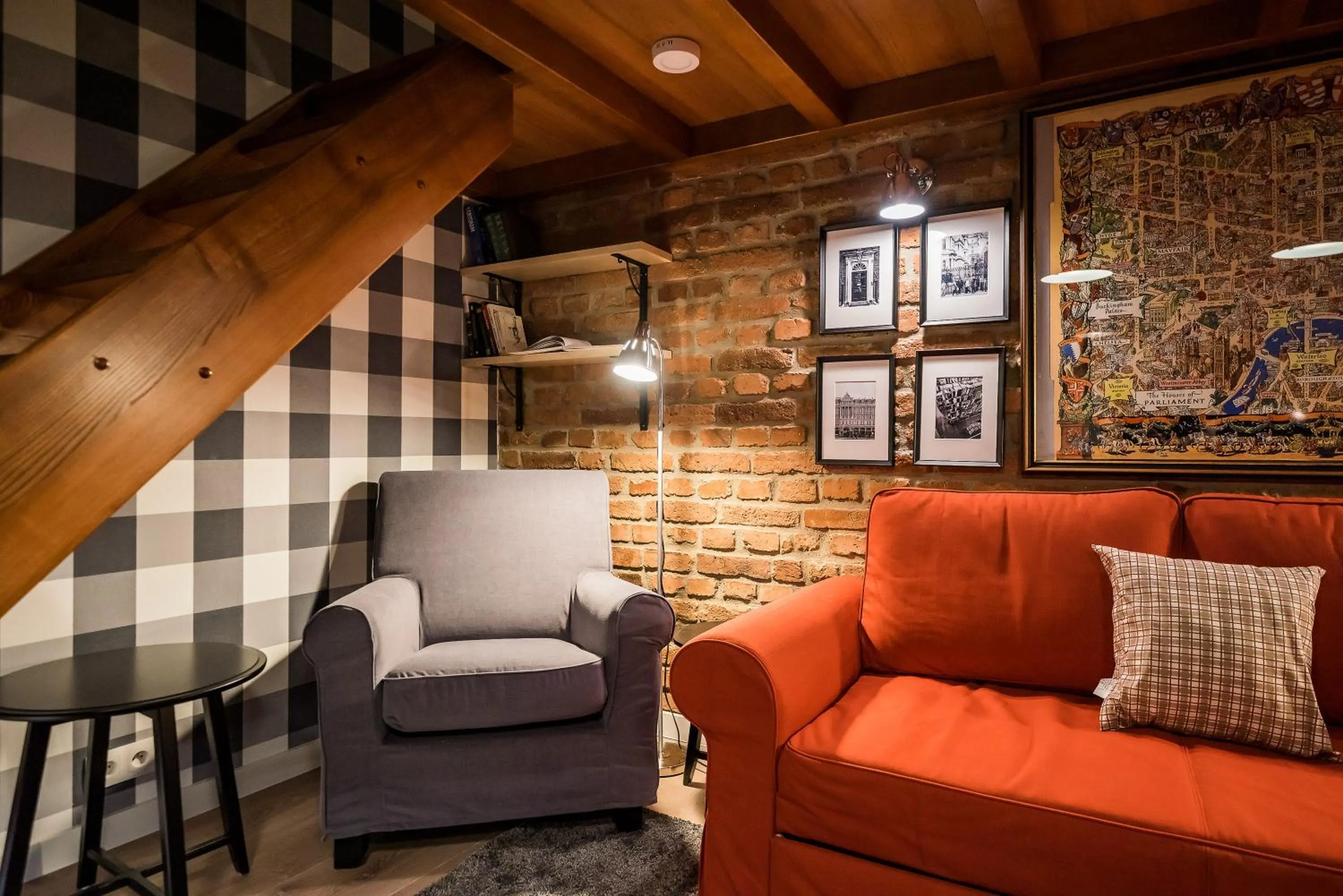 Seating area in Revelton Studios Karlovy Vary
