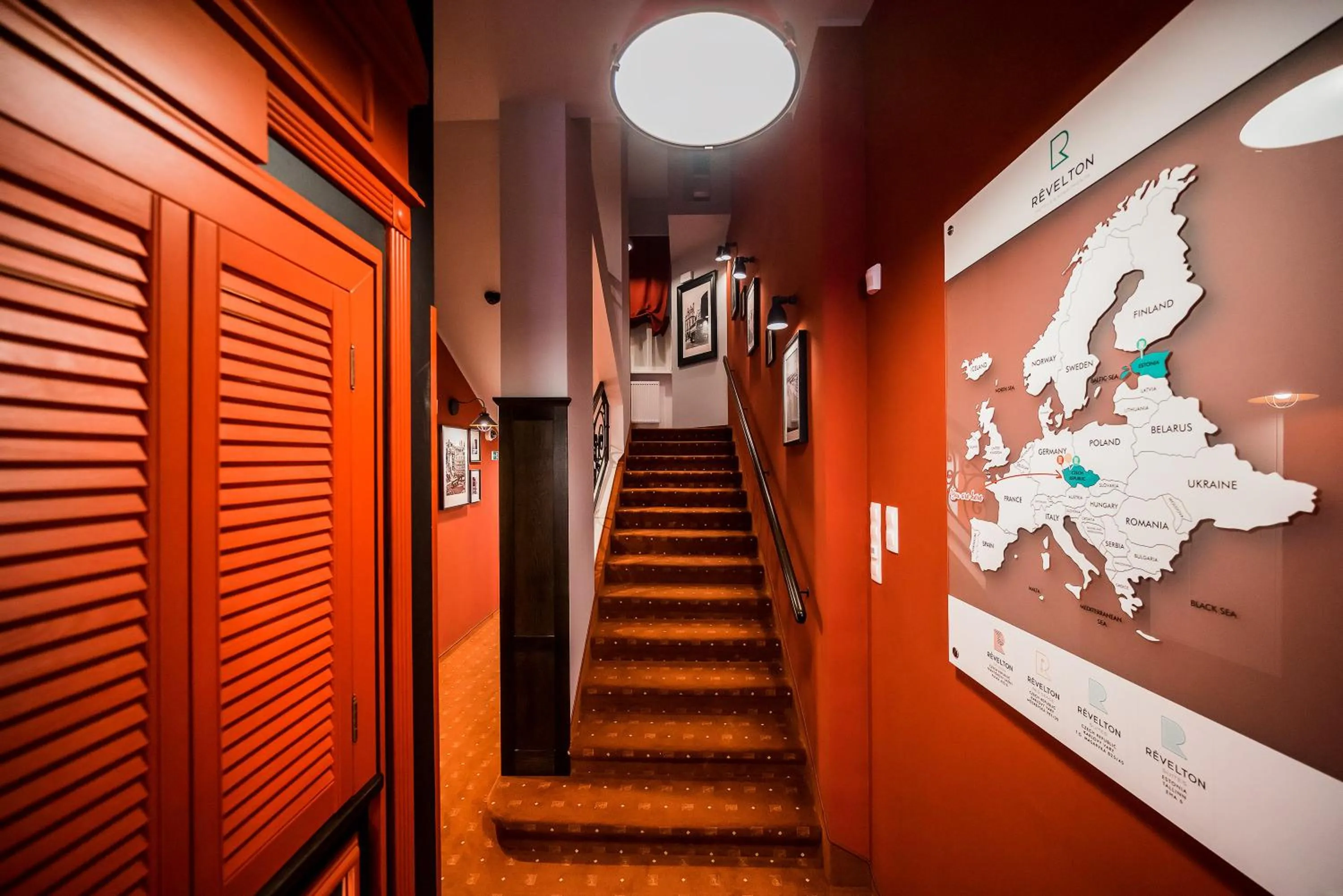 Lobby or reception in Revelton Studios Karlovy Vary