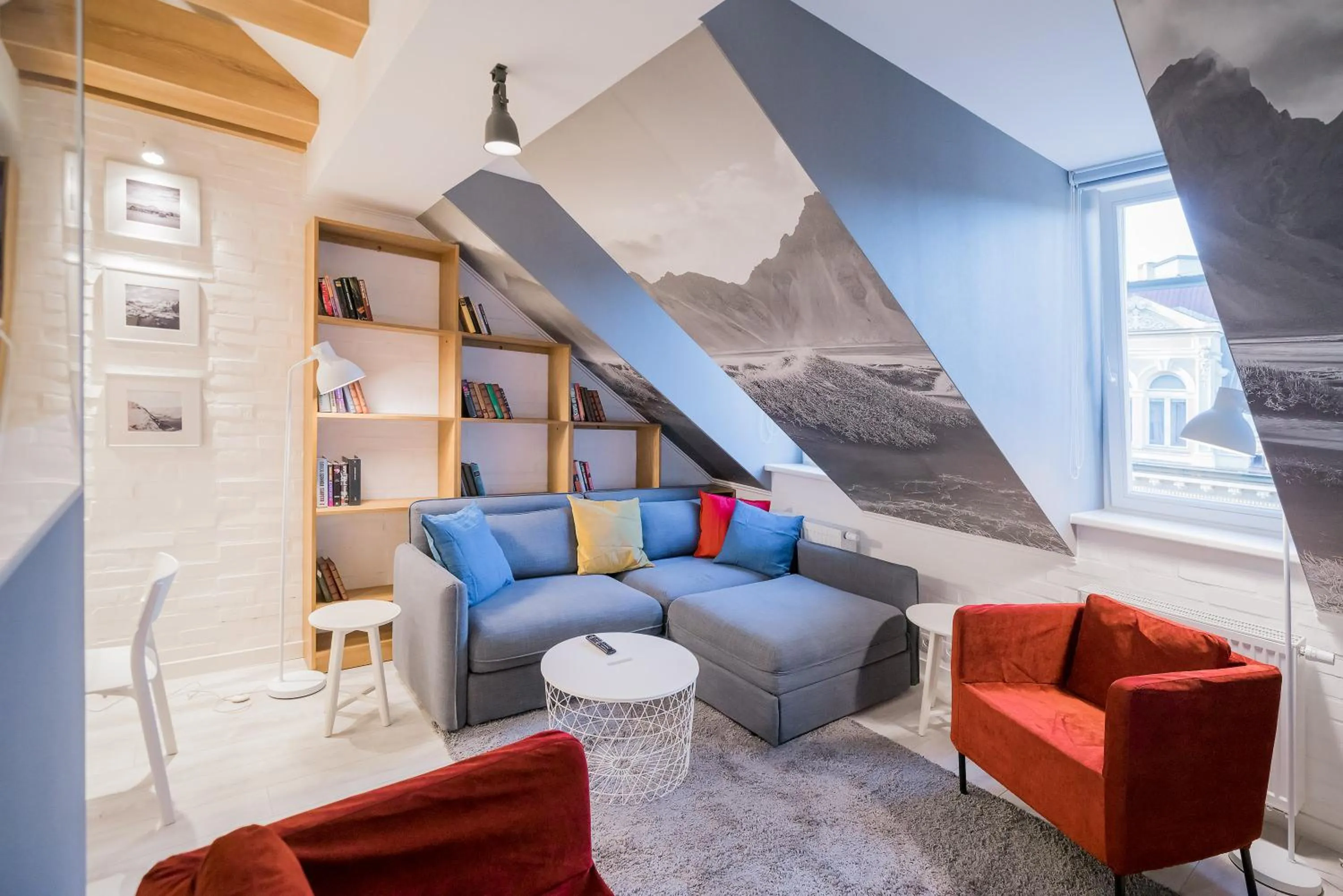 Living room in Revelton Studios Karlovy Vary